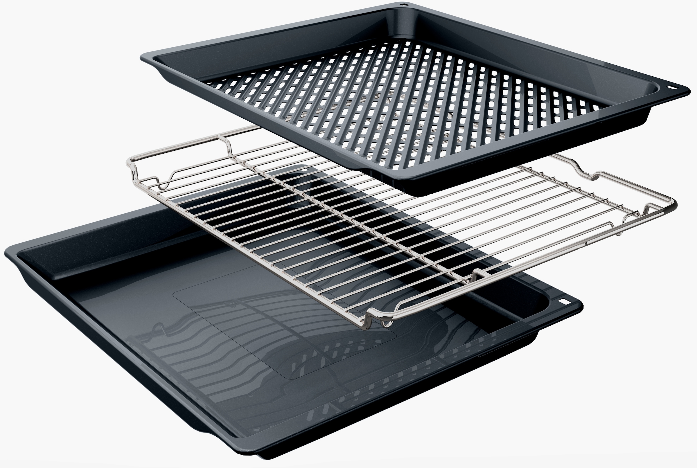 Constructa Backofen-Set »CF4M28063« mit Teleskopauszug nachrüstbar Pyrolyse-Selbstreinigung