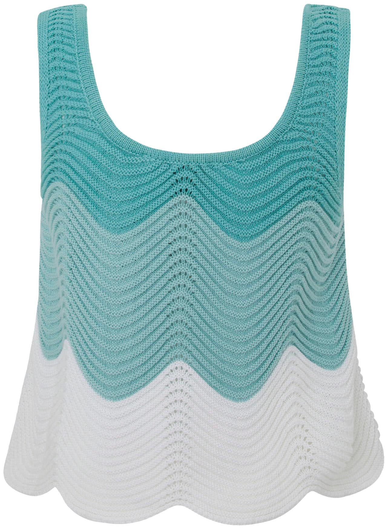 Pepe Jeans Stricktop »GALEA«, mit Wellensaum