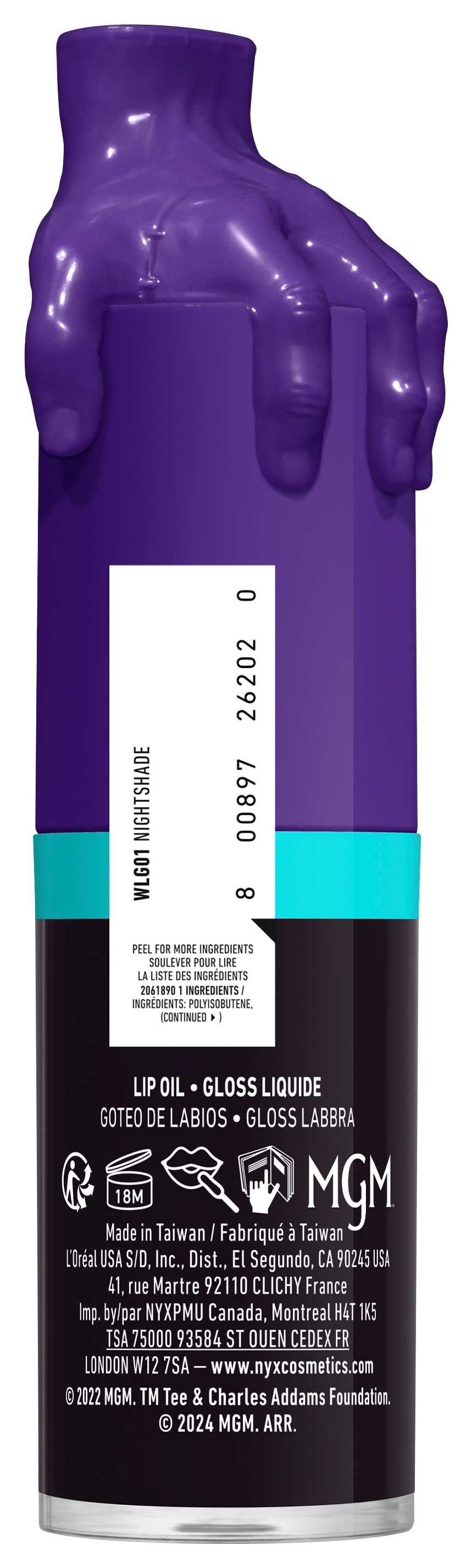 NYX Lipgloss »NYX Professional Makeup Wednesday Mystery Lip Oil«