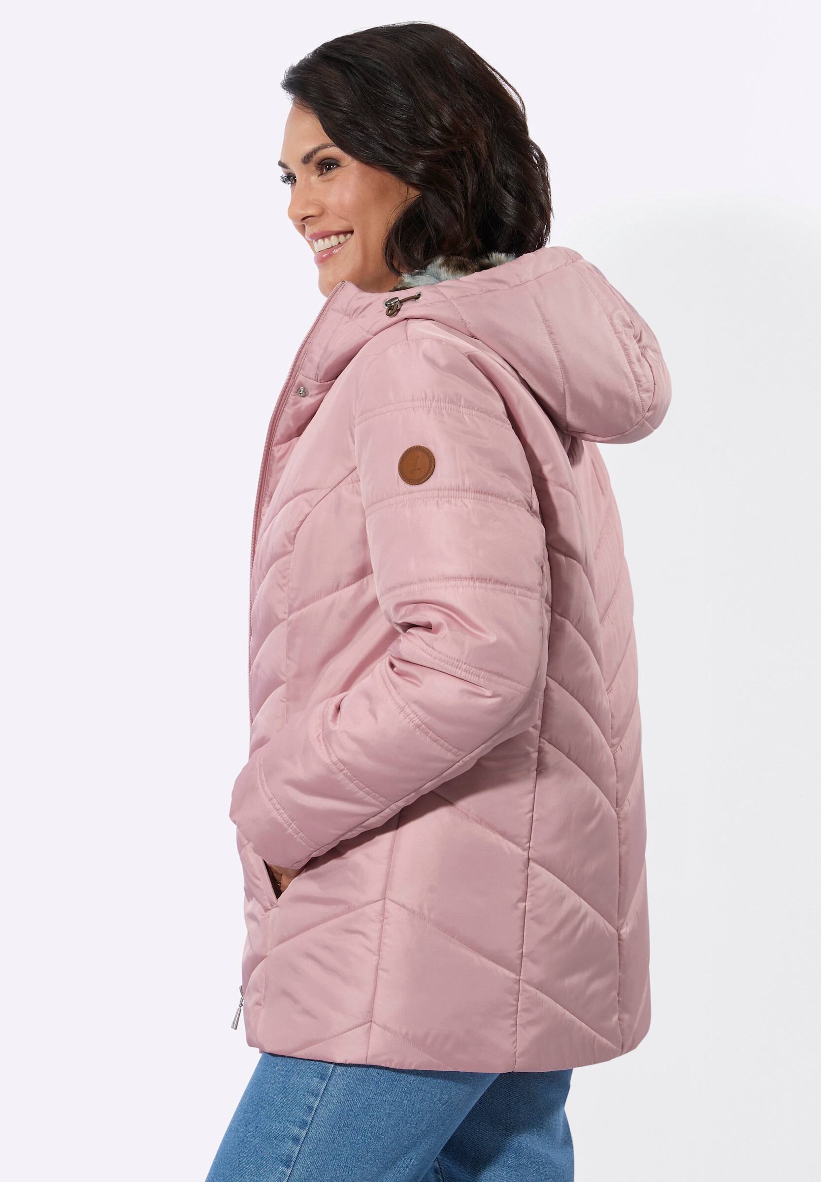 Witt Steppjacke »Steppjacke Steppjacke mit Zippertaschen« mit Kapuze