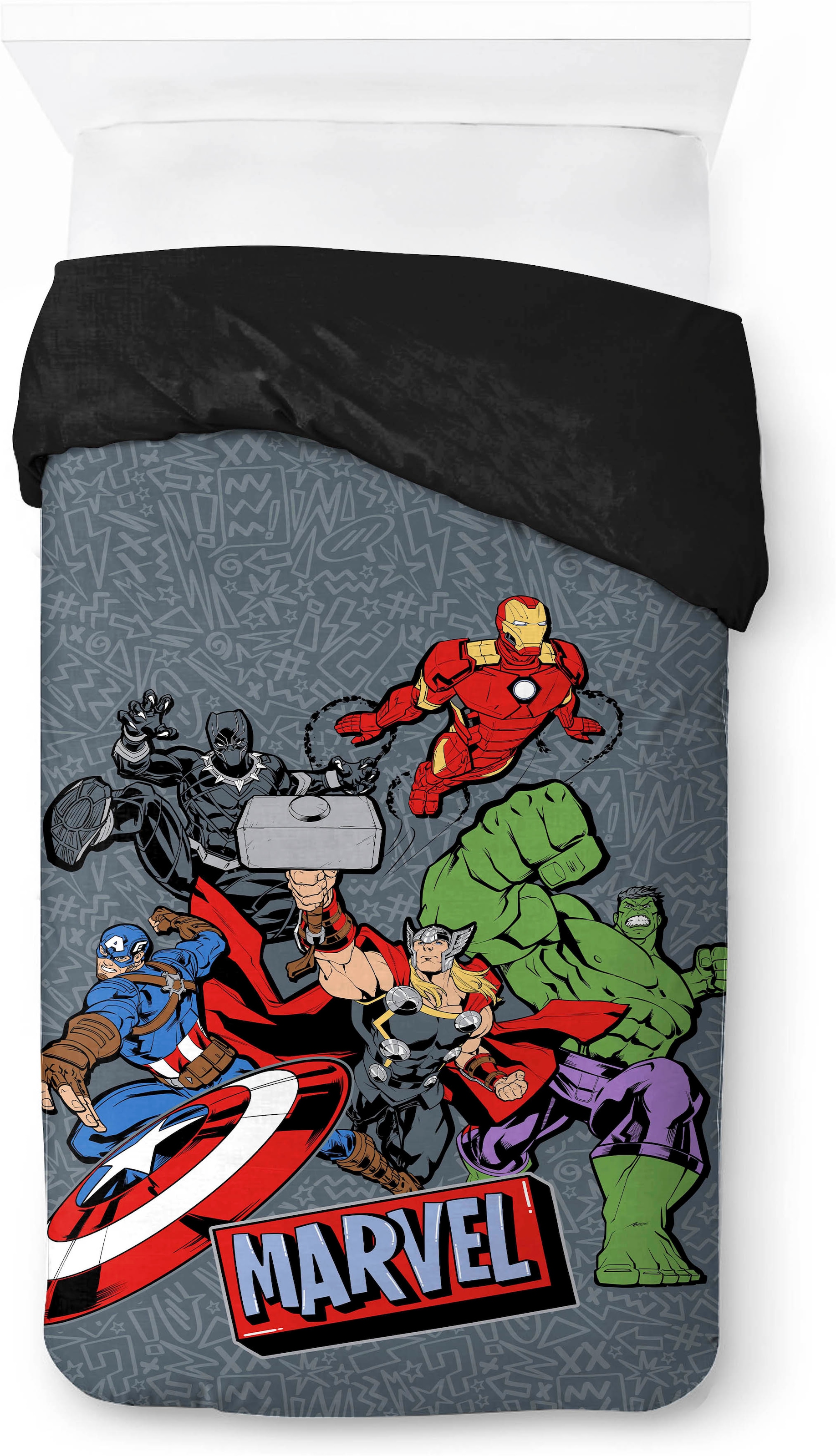 MARVEL Kinderbettwäsche »Avengers Don't Sweat« 2 100% Baumwolle
