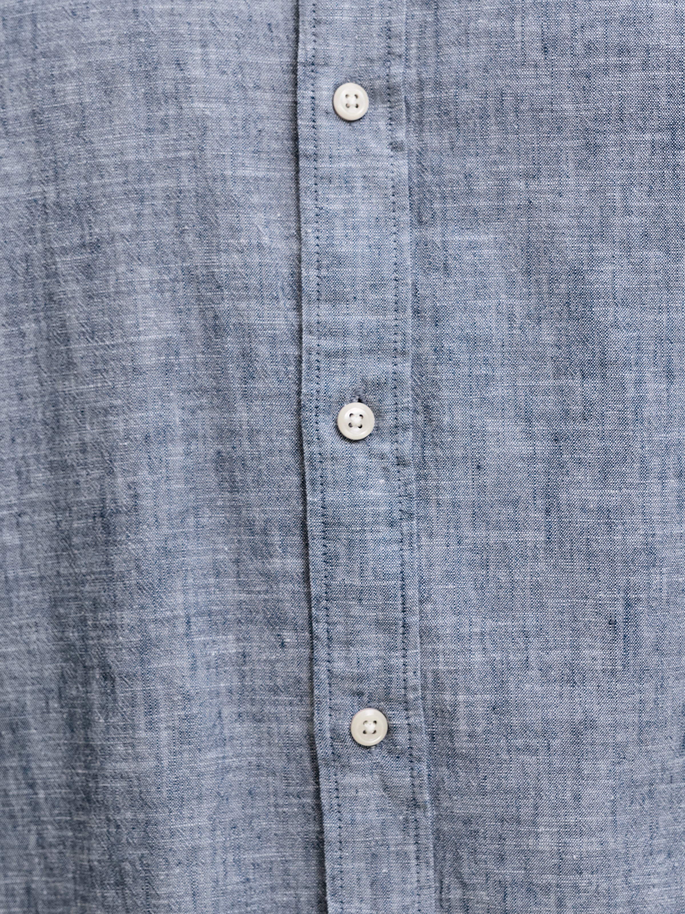 Jack & Jones PlusSize Kurzarmhemd »JPRBLUSUMMER LINEN BLEND SHIELD SS PLS« mit Stickerei