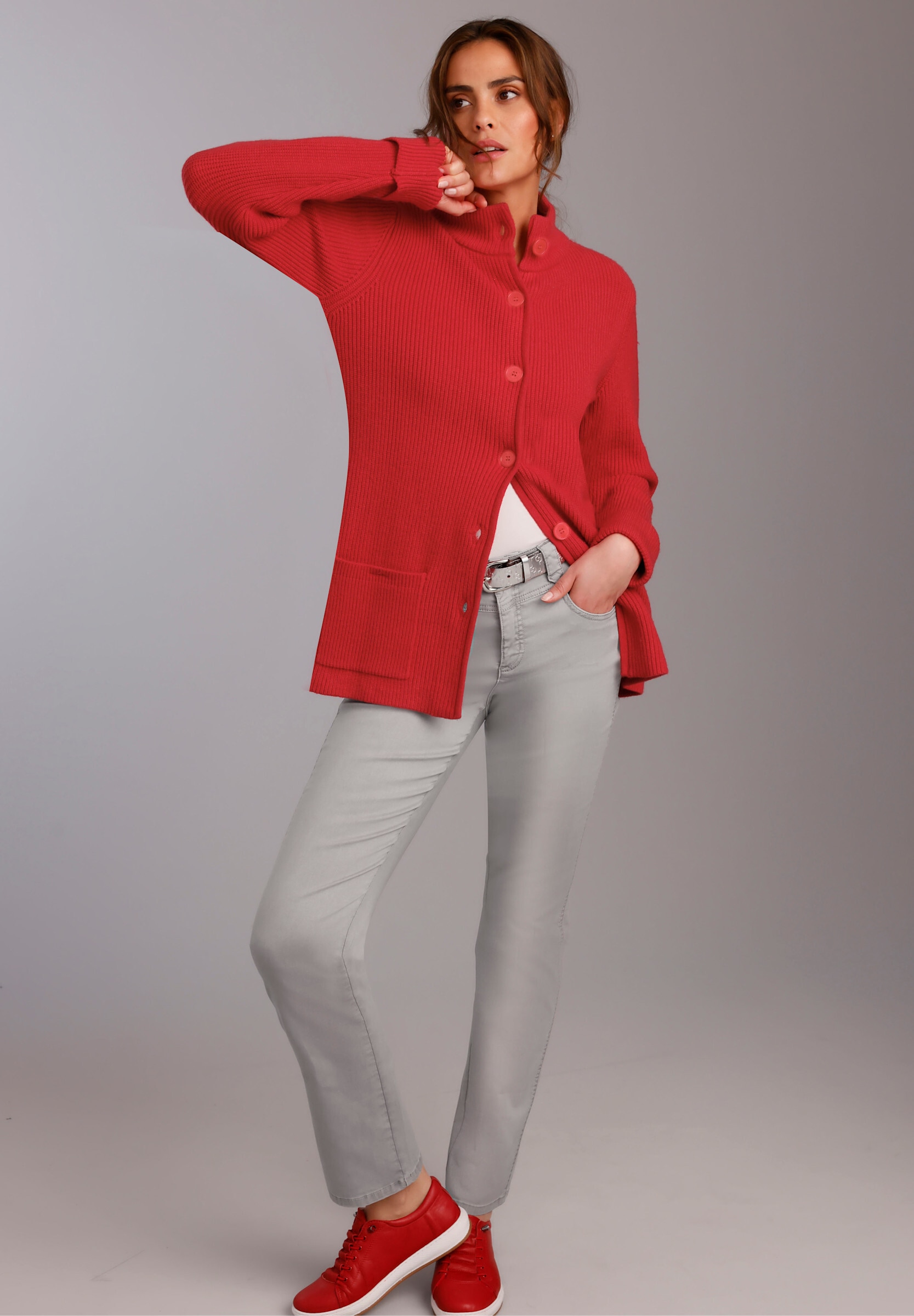 creation L Bequeme Jeans »Baumwoll-Lyocell-Jeans Gerade Jeans mit Lyocell-Anteil«