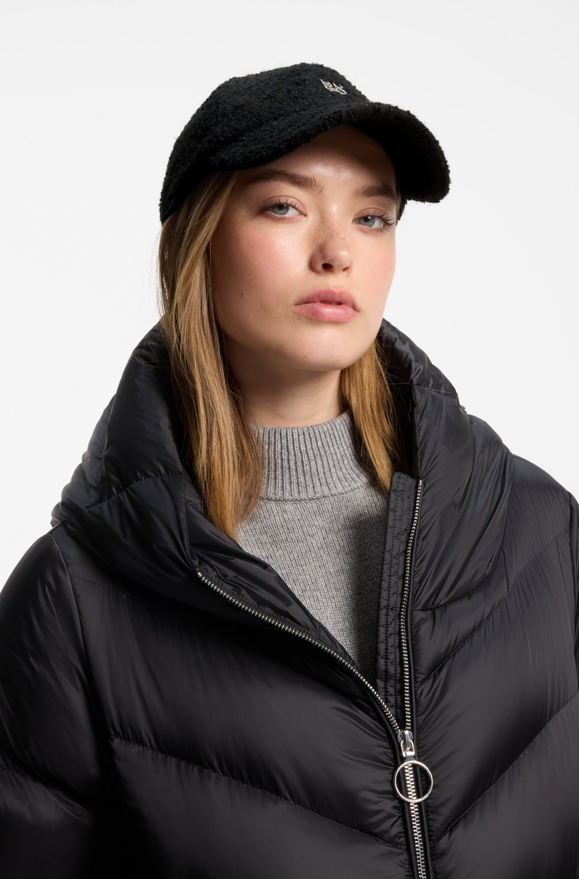 HUGO Baseball Cap »Ally-BO« mit Bouclé-Textur, unisex