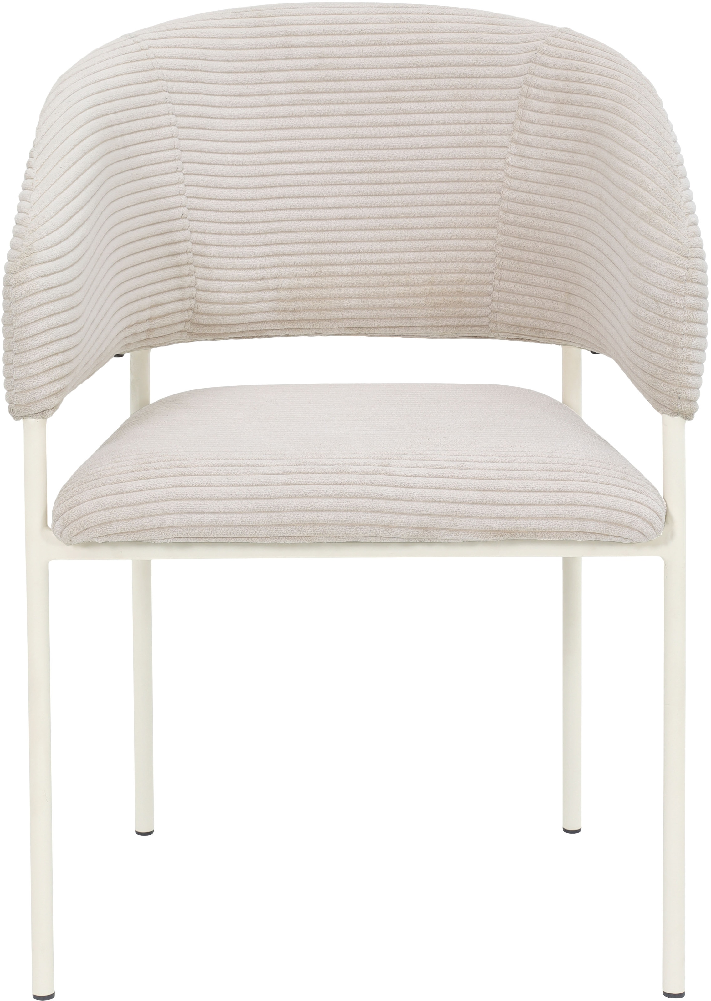 TOM TAILOR HOME Armlehnstuhl »EMBRACE ARMCHAIR«, (Set), 2 St., Breitcord, Esszimmerstuhl, mit Armlehnen, 4-Fußgestell, Rückenausschnitt