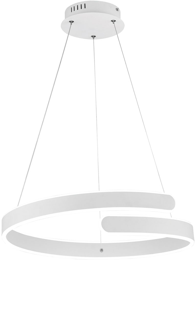 REALITY Leuchten LED Pendelleuchte »Parma«, 1 flammig, Leuchtmittel LED-Board | LED fest integriert, Hängelampe neutralweiß 4000K, 4500 Lumen 37W, dimmbar höhenverstellbar
