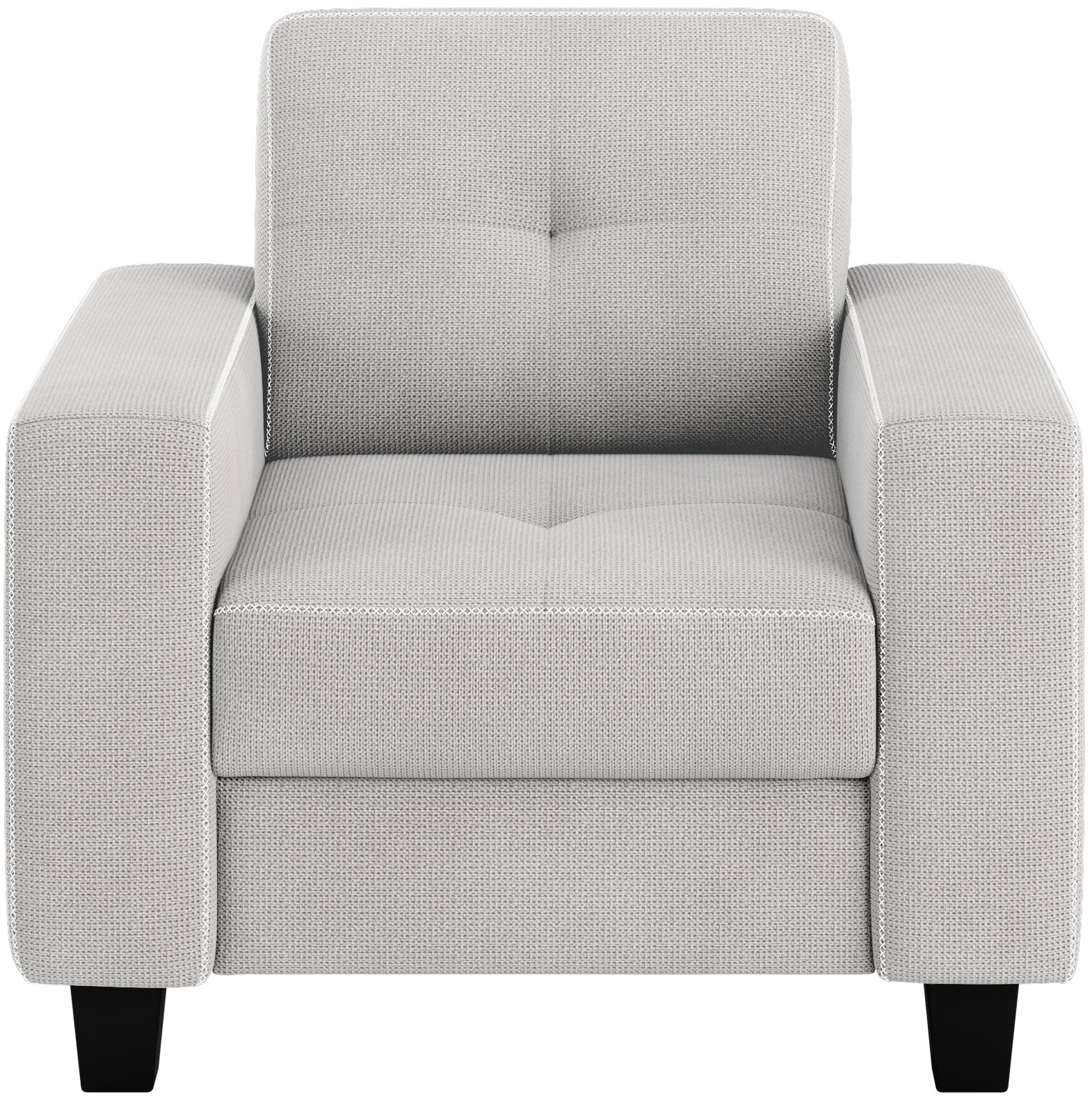 Places of Style Sessel »Varese«, Kreuznaht in beige
