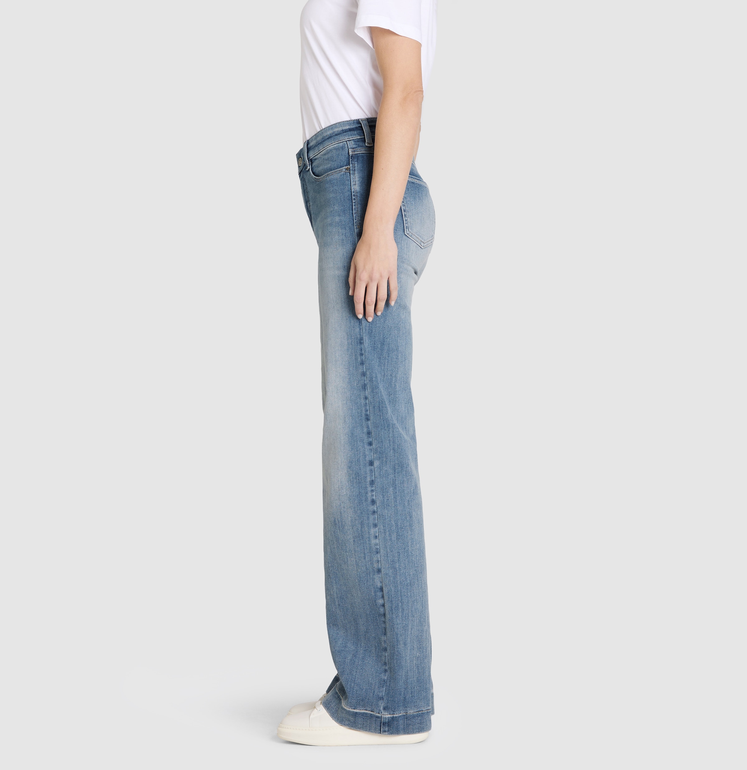 MAC Weite Jeans »Dream Wide authentic«, mit formendem Shaping-Effekt