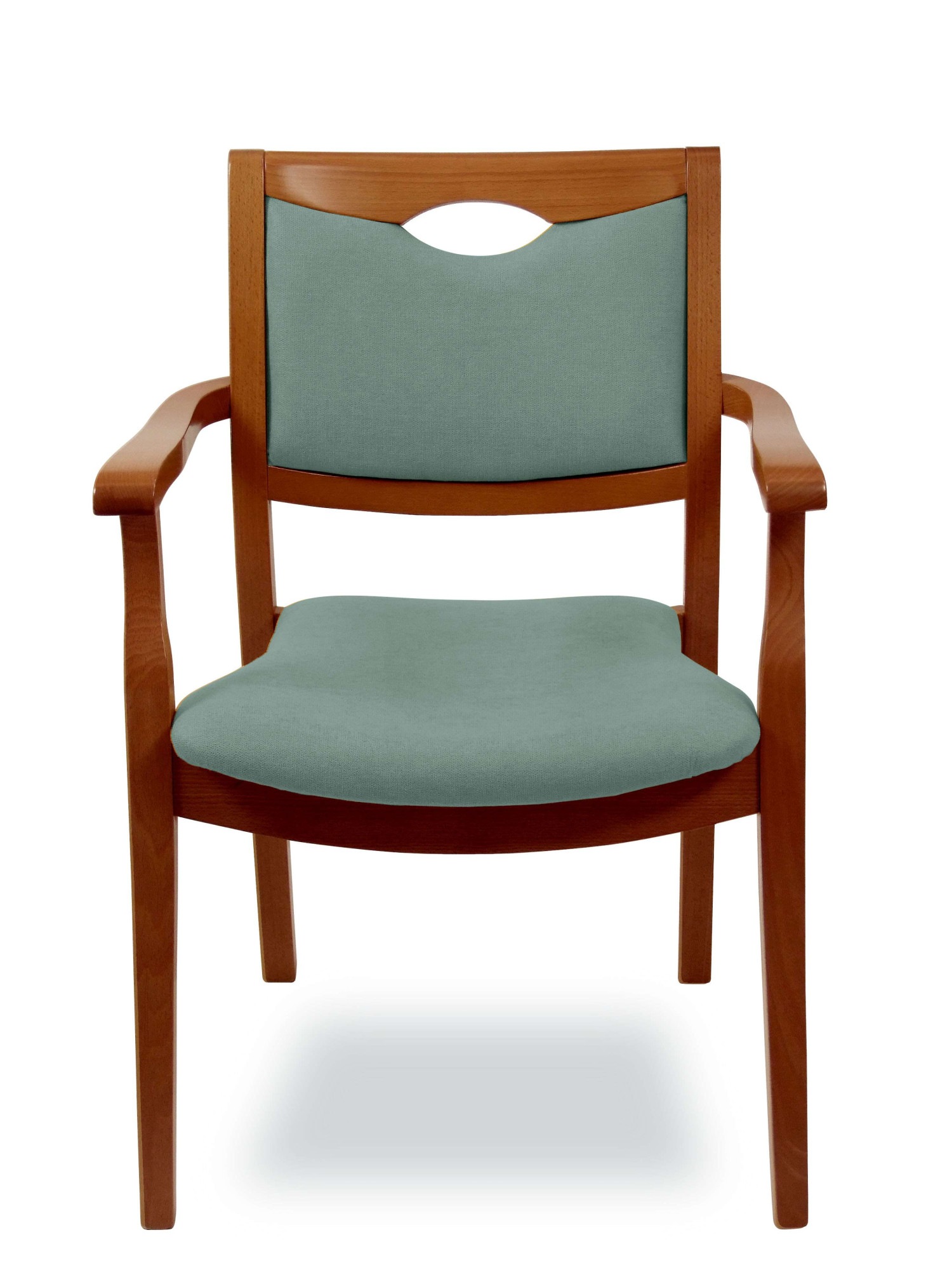 Home affaire Armlehnstuhl »London, Stuhl, Komfortsessel, 3 Gestellfarben, Made in Italy« () 1 Stk.Extra-komfortabel, ergonomisch, fleckenabweisendes Gewebe, Massivholz
