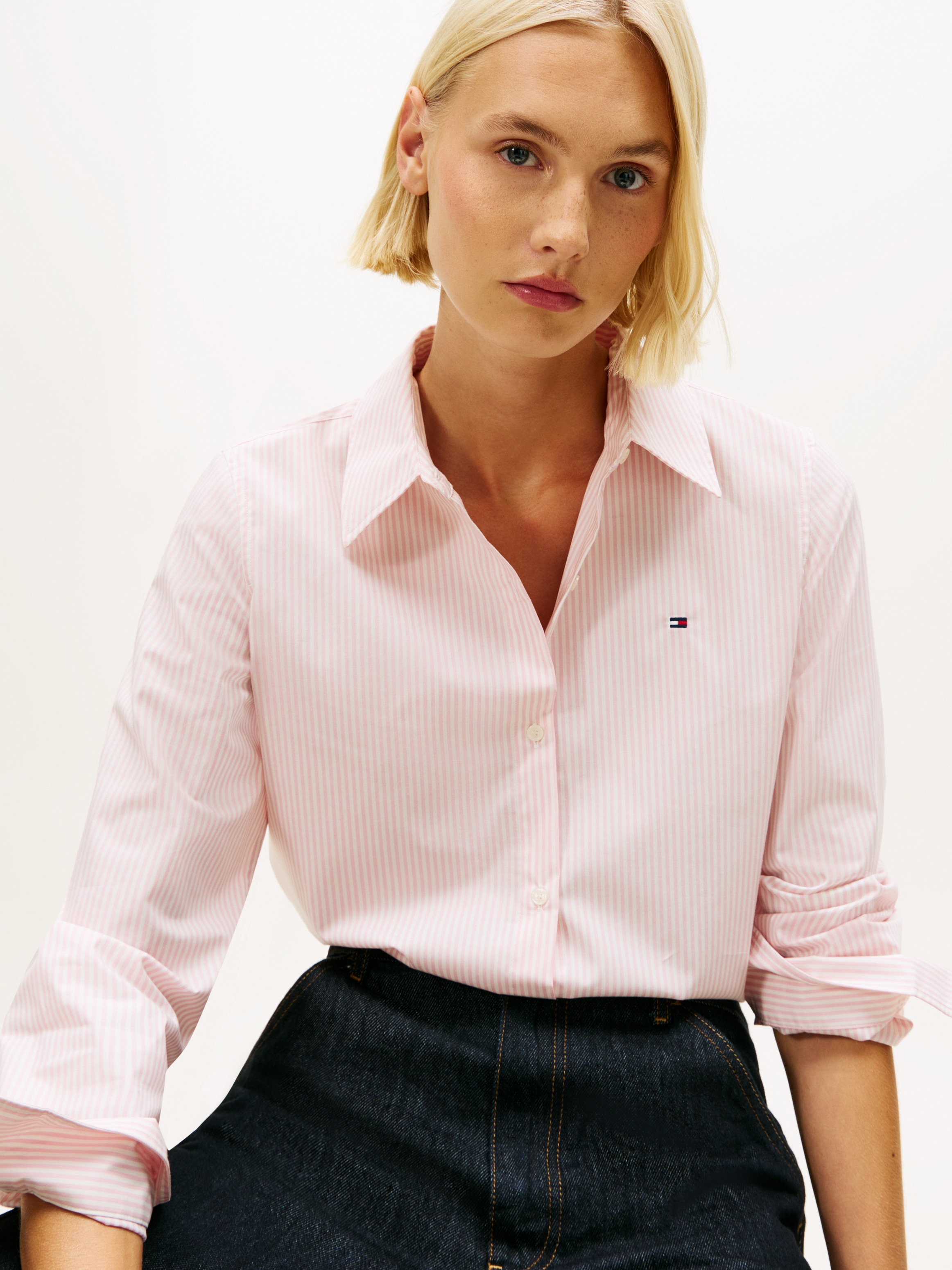 Tommy Hilfiger Shirtbluse »ESS POPLIN REGULAR SHIRT«