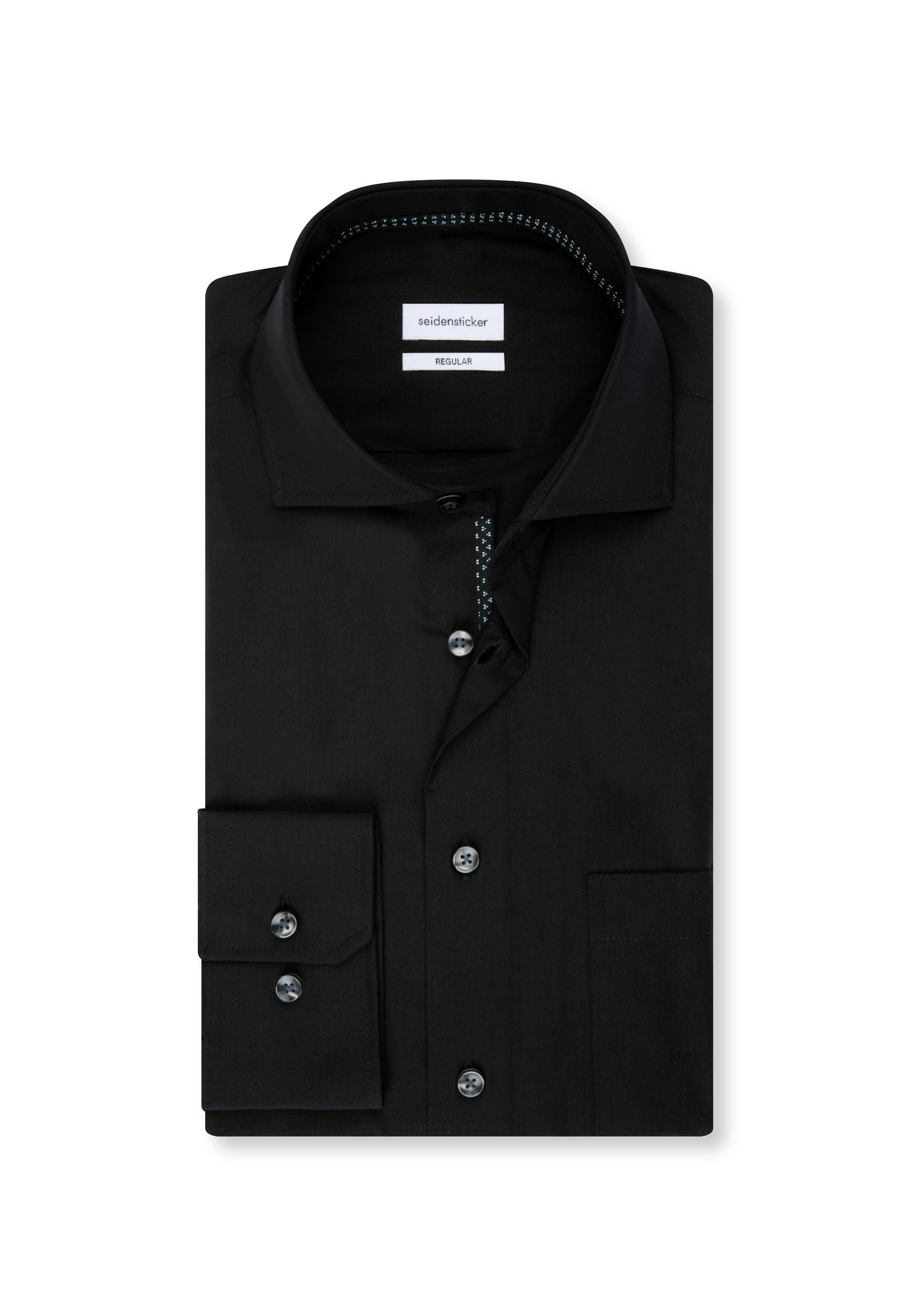 seidensticker Businesshemd »Schwarze Rose« Regular 1/1 Kentkragen