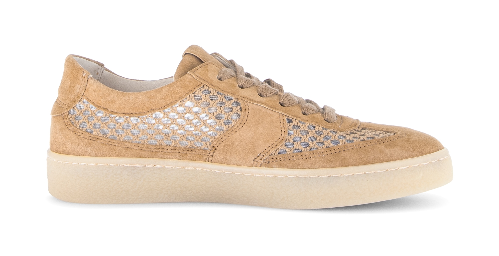 Gabor Plateausneaker  Freizeitschuh, Halbschuh, Schnürer, Kontrastbesatz