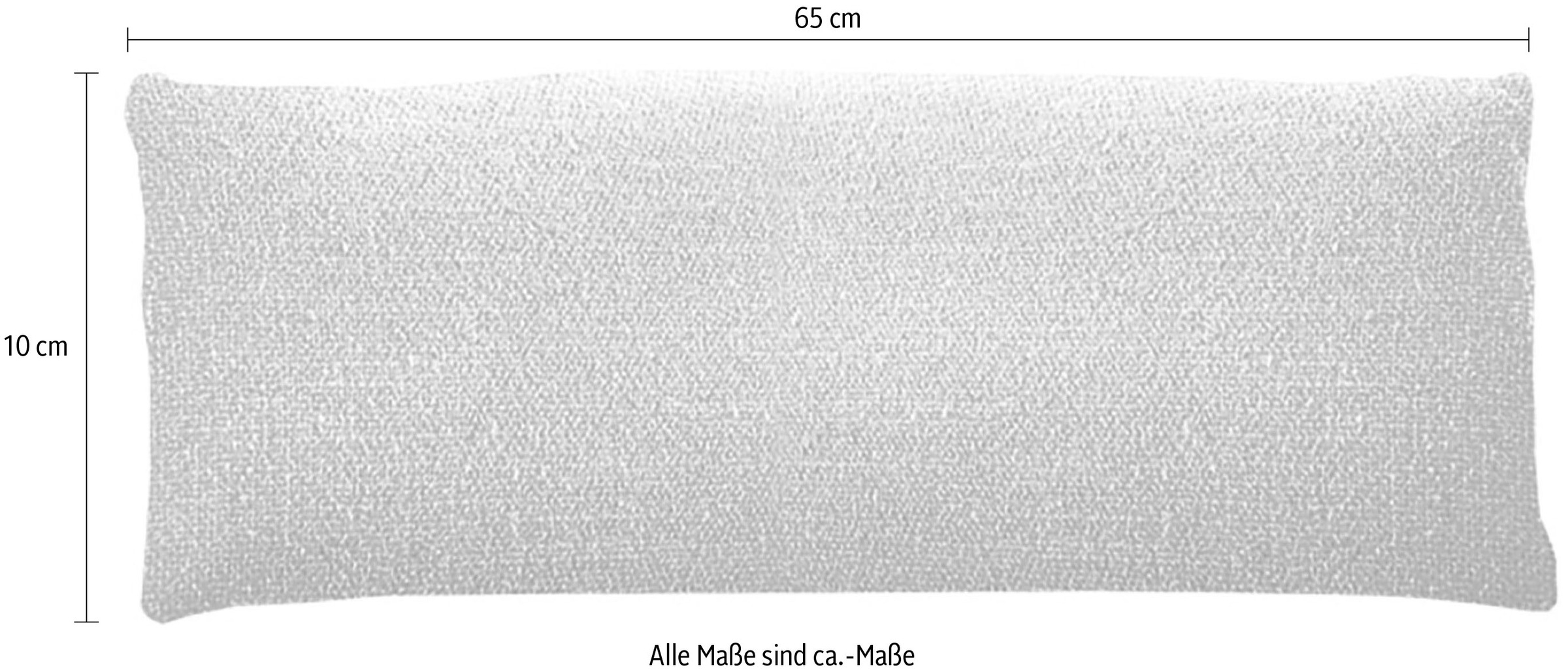 Home affaire Dekokissen »Liora, Nierenkissen medium, Breite 65 cm« passend zur Liora-Serie, extra Rückenstütze & optisches Highlight