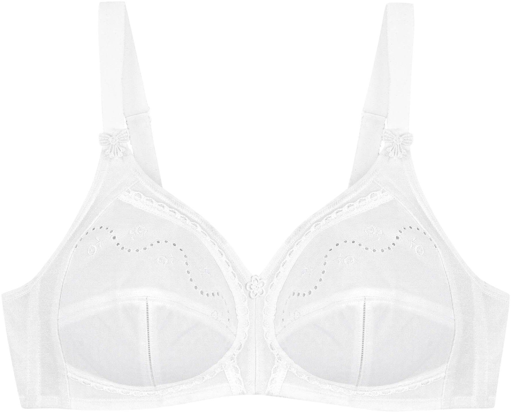 Triumph Bügelloser BH »Doreen + Cotton 01 N« 1 Stk. mit zarter Lochstickerei