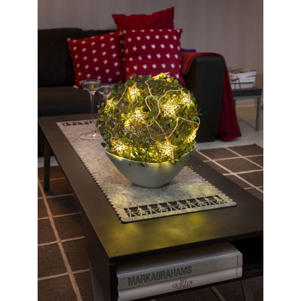 KONSTSMIDE LED-Lichterkette »Weihnachtsdeko«, 16 warm weiße Dioden