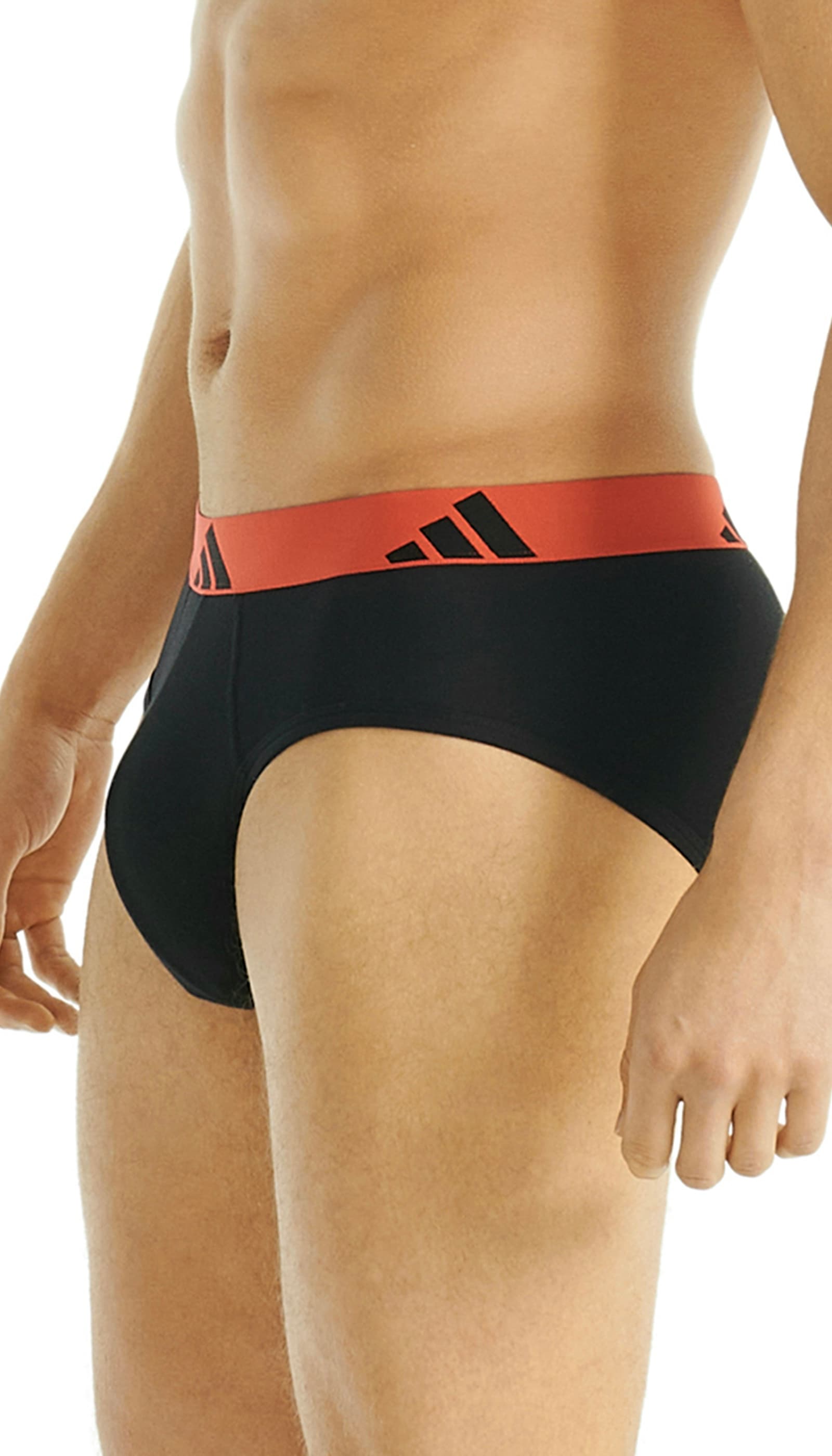 adidas Sportswear Slip »Active Flex Cotton« 3er Pack,  elastisch, Logo-Bund, scheuerfreies Tragegefühl, ohne Eingriff