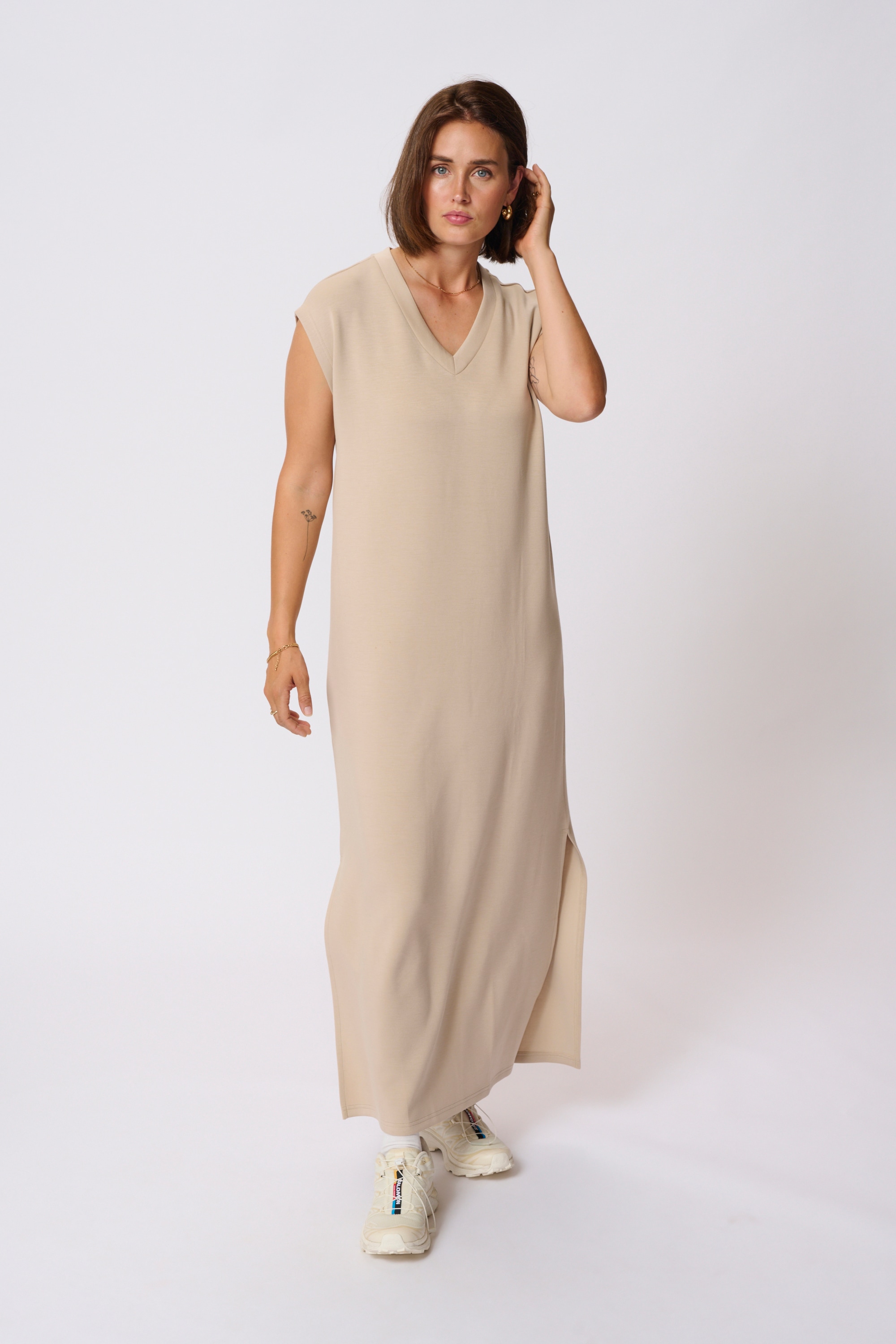 KAFFE Midikleid »Kleid KAannika«