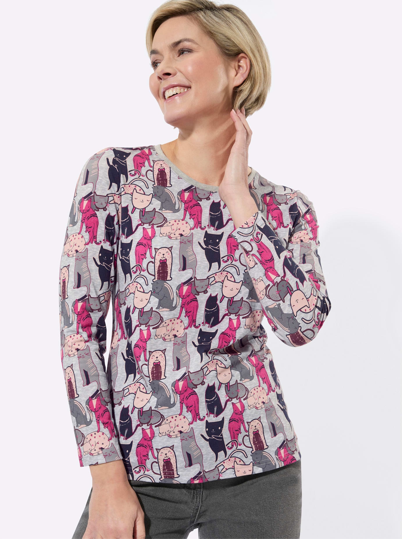 Classic Basics Langarmshirt »Druck-Shirt« 1