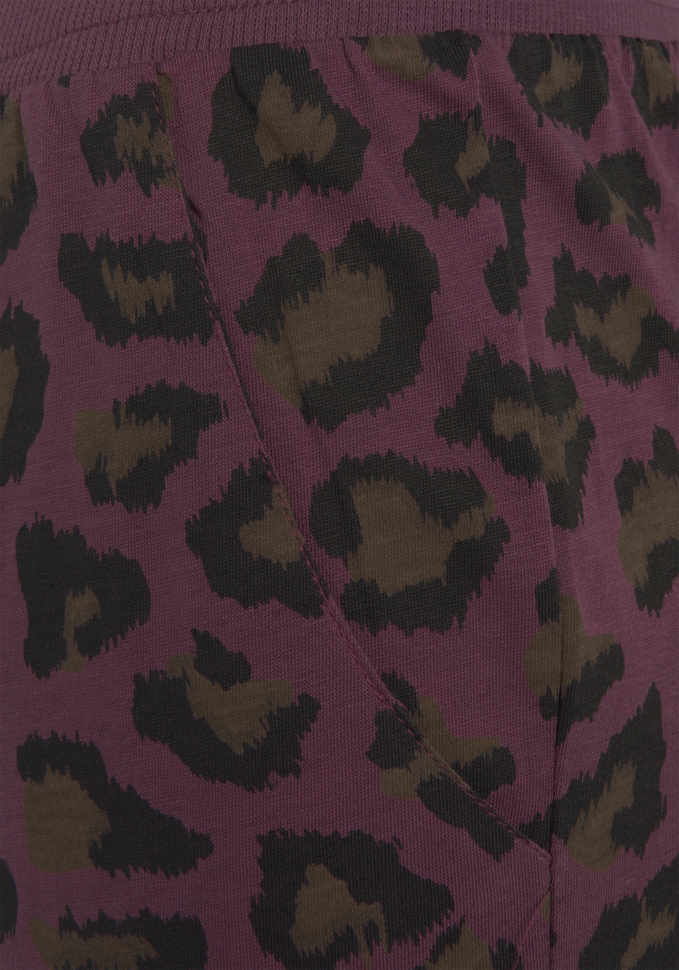 Vivance Dreams Pyjama, (2 tlg.), mit tonalem Animalprint