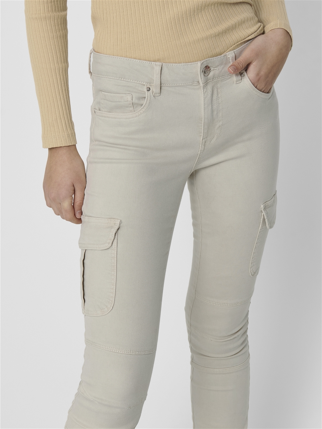 ONLY Cargohose »ONLMISSOURI REG ANK CARGO PNT«, knöchellang mit elastischem Beinabschluss