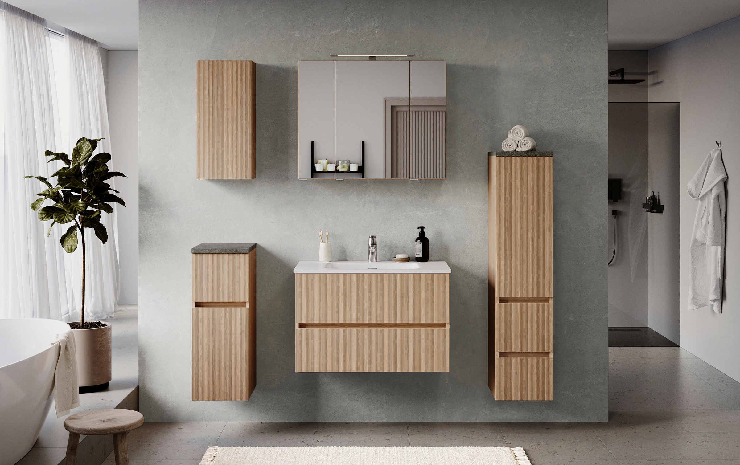 welltime Hängeschrank »Eixo«
