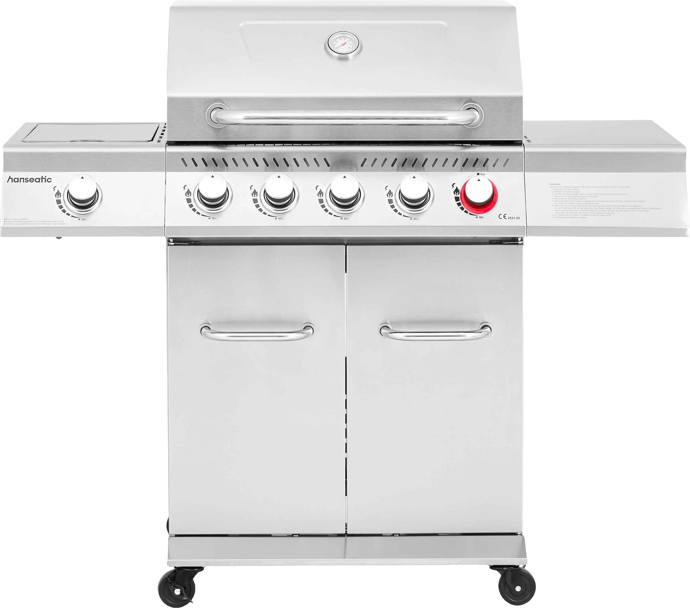 Hanseatic Gasgrill »Richland« inkl. 3 Jahre Herstellergarantie