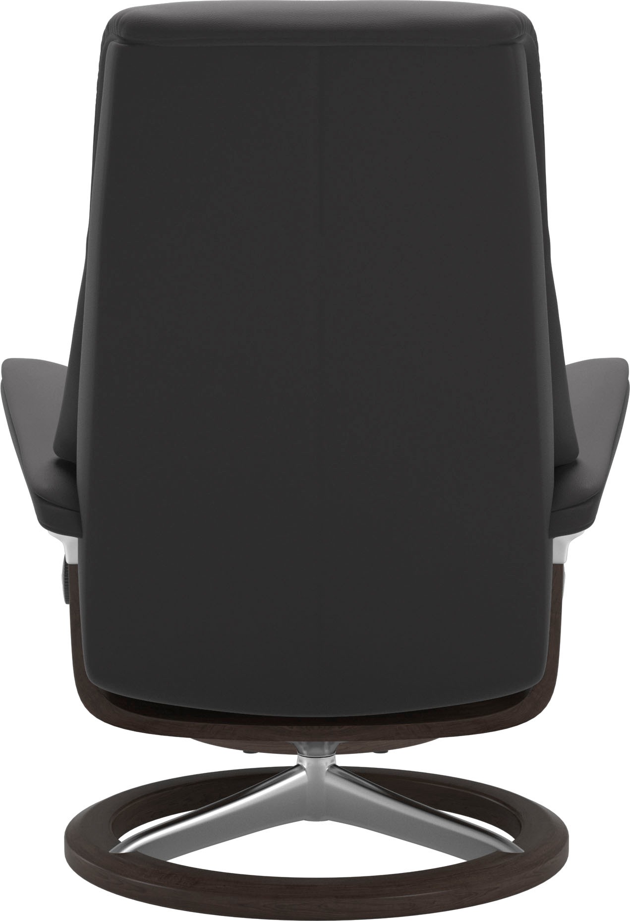 Stressless® Relaxsessel »View«, (Set, Relaxsessel mit Hocker), mit Signature Base, Größe S,Gestell Wenge