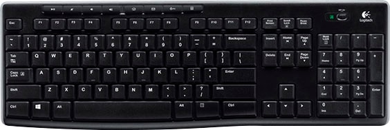 Logitech Tastatur »Wireless Keyboard K270 - DE-Layout« jetzt online bei OTTO