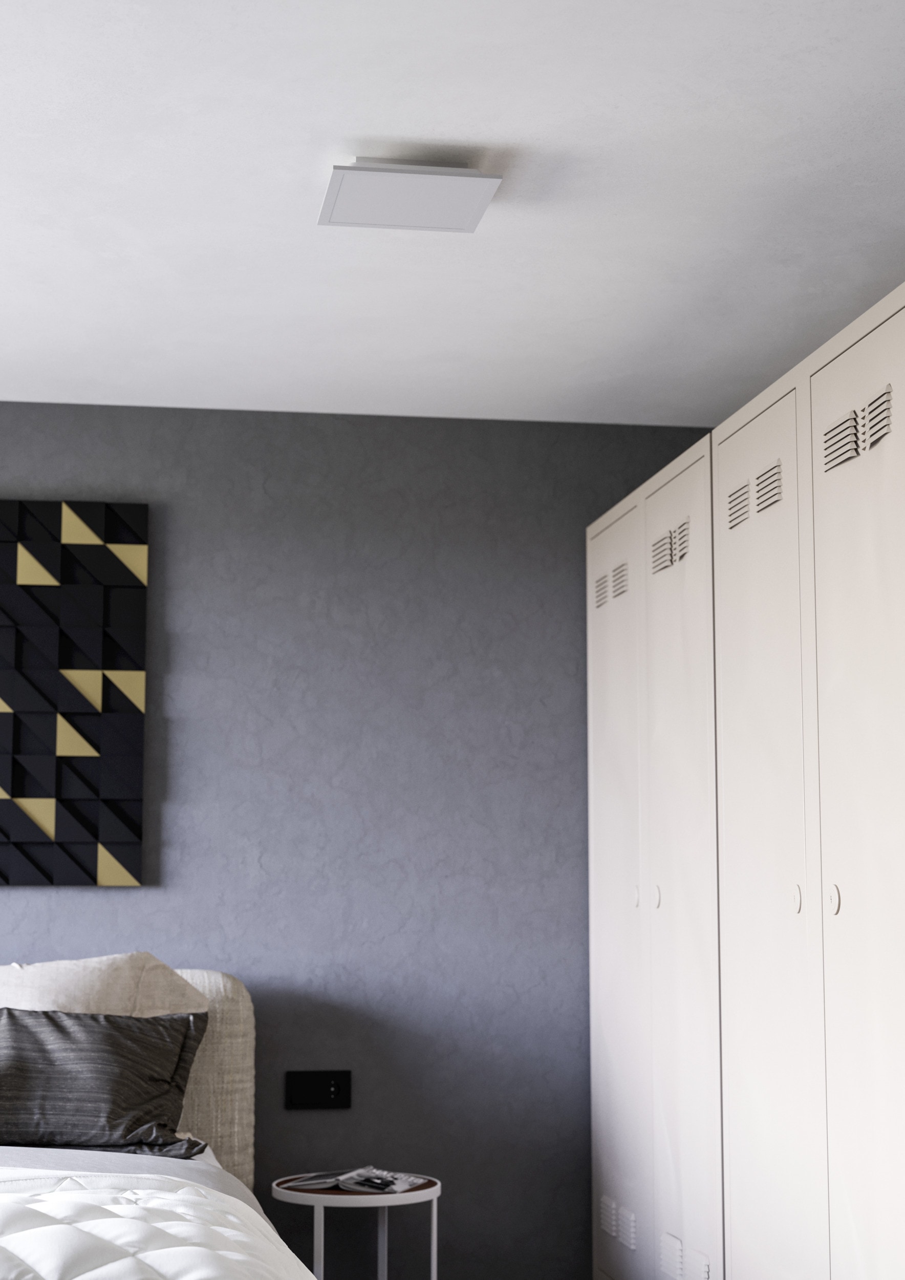 EGLO Deckenleuchte »MORADILLO-Z Deckenlampe - Stahl - LED - 14W - IP20« LED-Modul 1 Stk. Kaltweiß | Neutralweiß | RGB | Warmweiß Wohzimmerlampe, Esszimmerlampe, Schlafzimmer, L29,5 x B29,5 x H6,1 cm