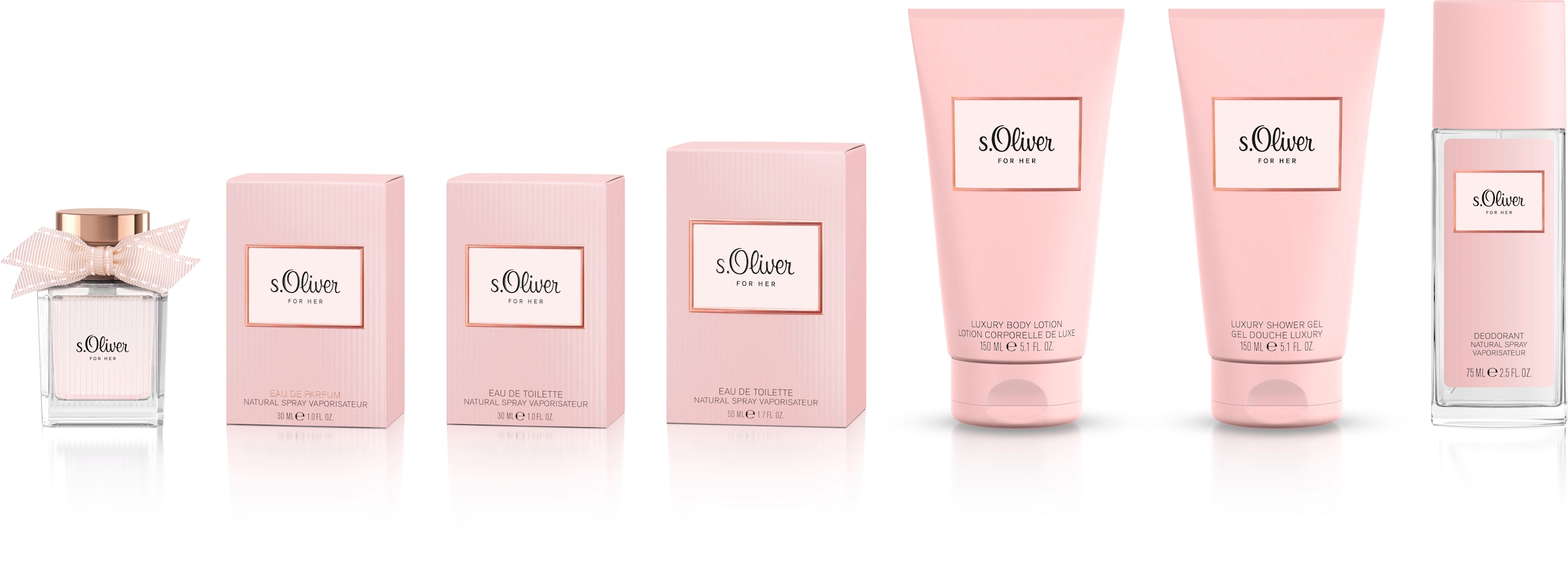 s.Oliver Eau de Toilette »s.Oliver For Her EDT NATURAL SPRAY 50 ML« Packung, 1 Stk. mit verführerischer Eleganz