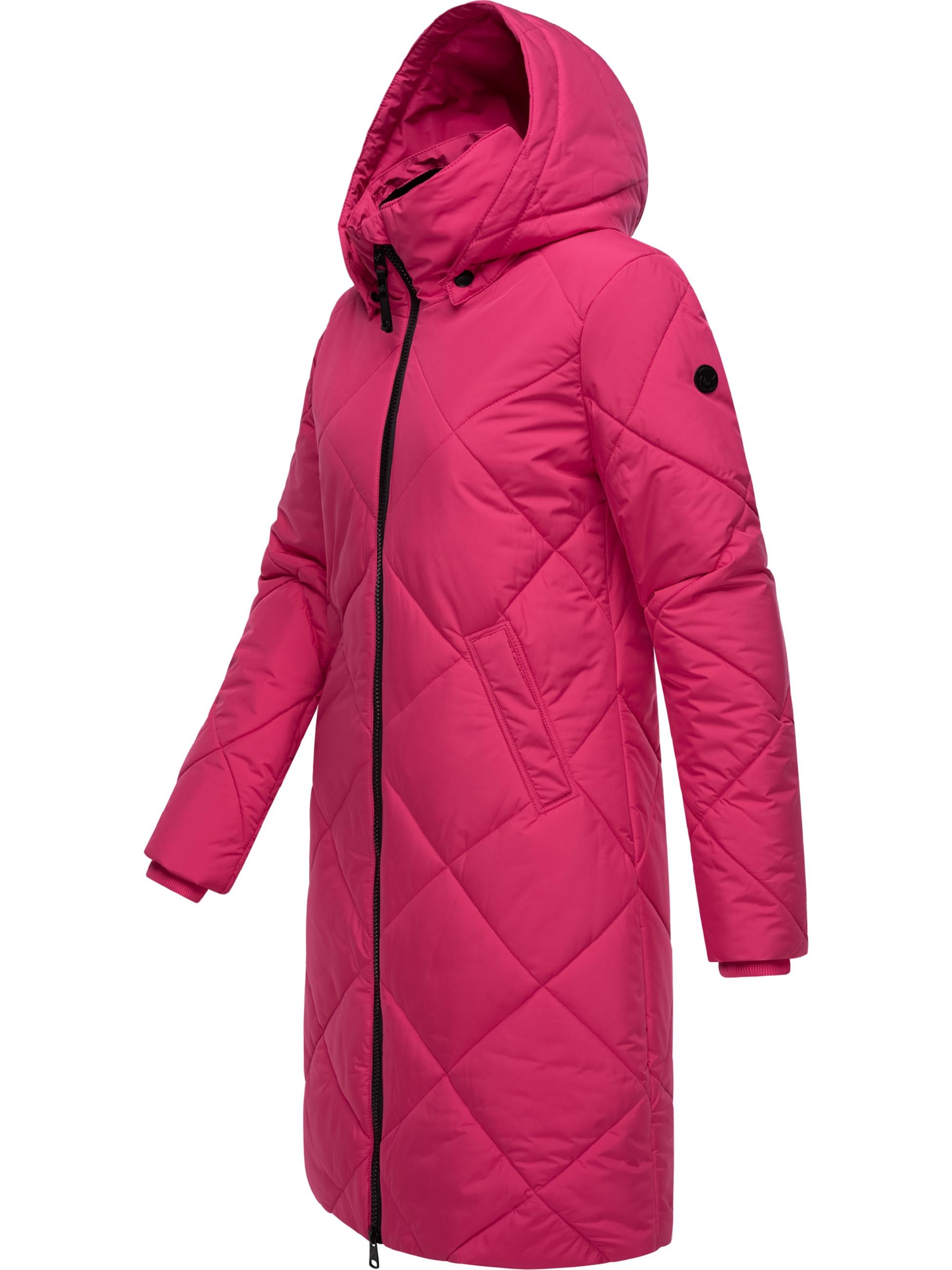 Ragwear Steppmantel »Steppmantel Rebela«, stylischer Winterparka mit abnehmbarer Kapuze