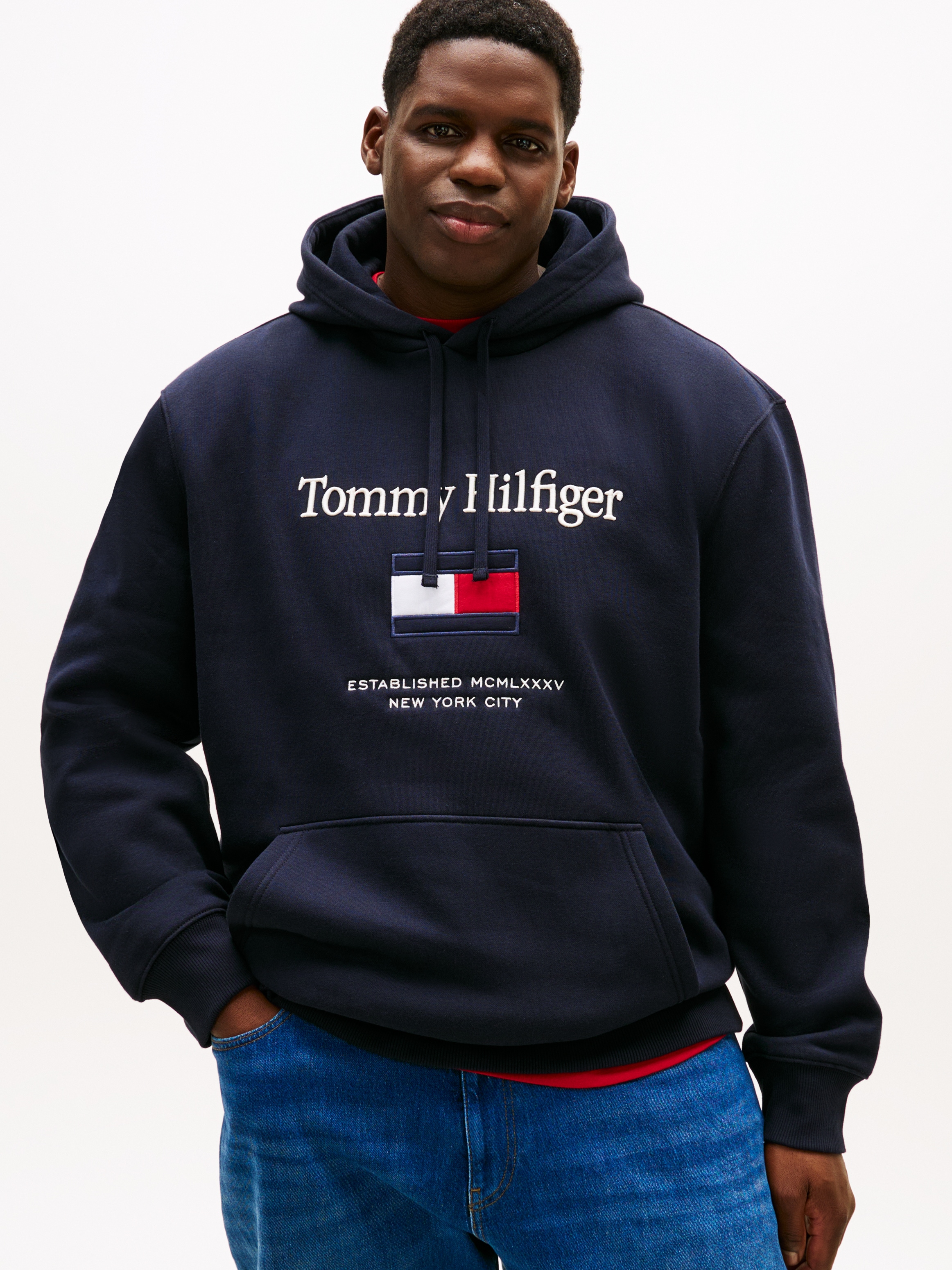 Tommy Hilfiger Big & Tall Hoodie »BT-TOMMY EMBRO FLAG«
