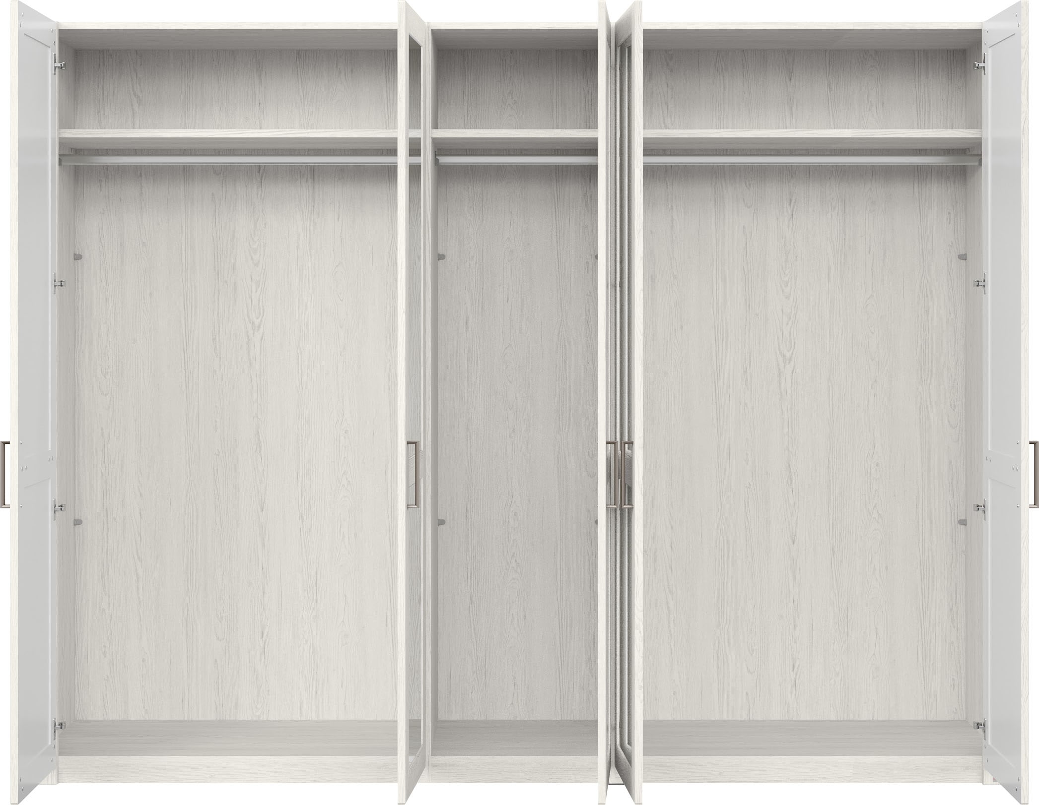 set one by Musterring Kleiderschrank »York Schlafen«, (1 St.), mit Holz- und Spiegeltüren,verschiedene Breiten, Höhe 207 x T 60 cm