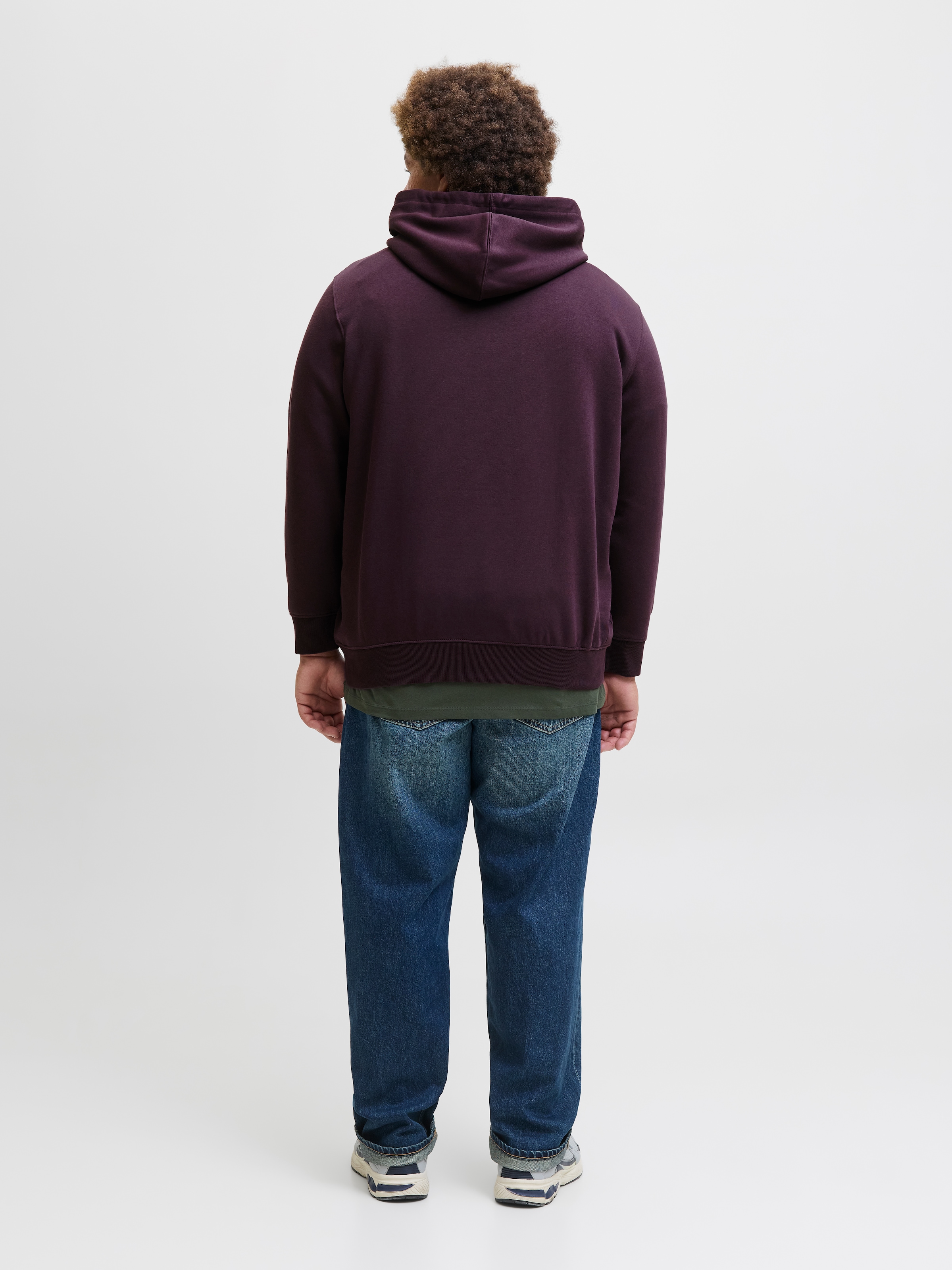 Jack & Jones PlusSize Kapuzensweatshirt »JJESTAR JJ SWEAT HOOD NOOS PLS«, mit Kängurutasche