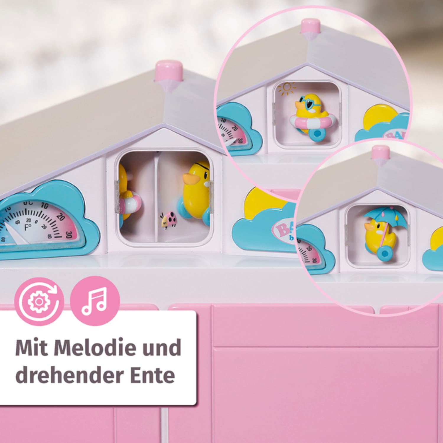 Baby Born Puppenkleiderschrank »mit Wetterente«, mit Soundeffekt