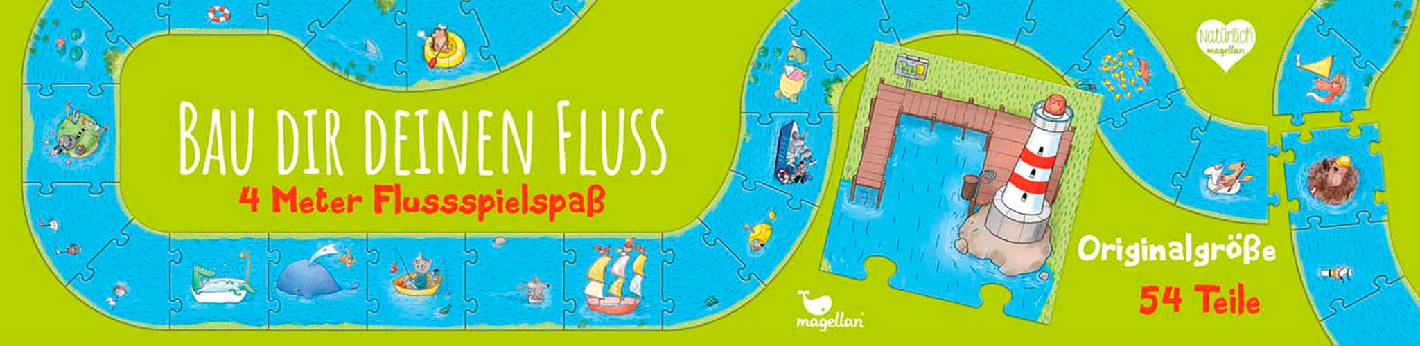 Magellan Puzzle »Bau dir deinen Fluss«, Made in Germany