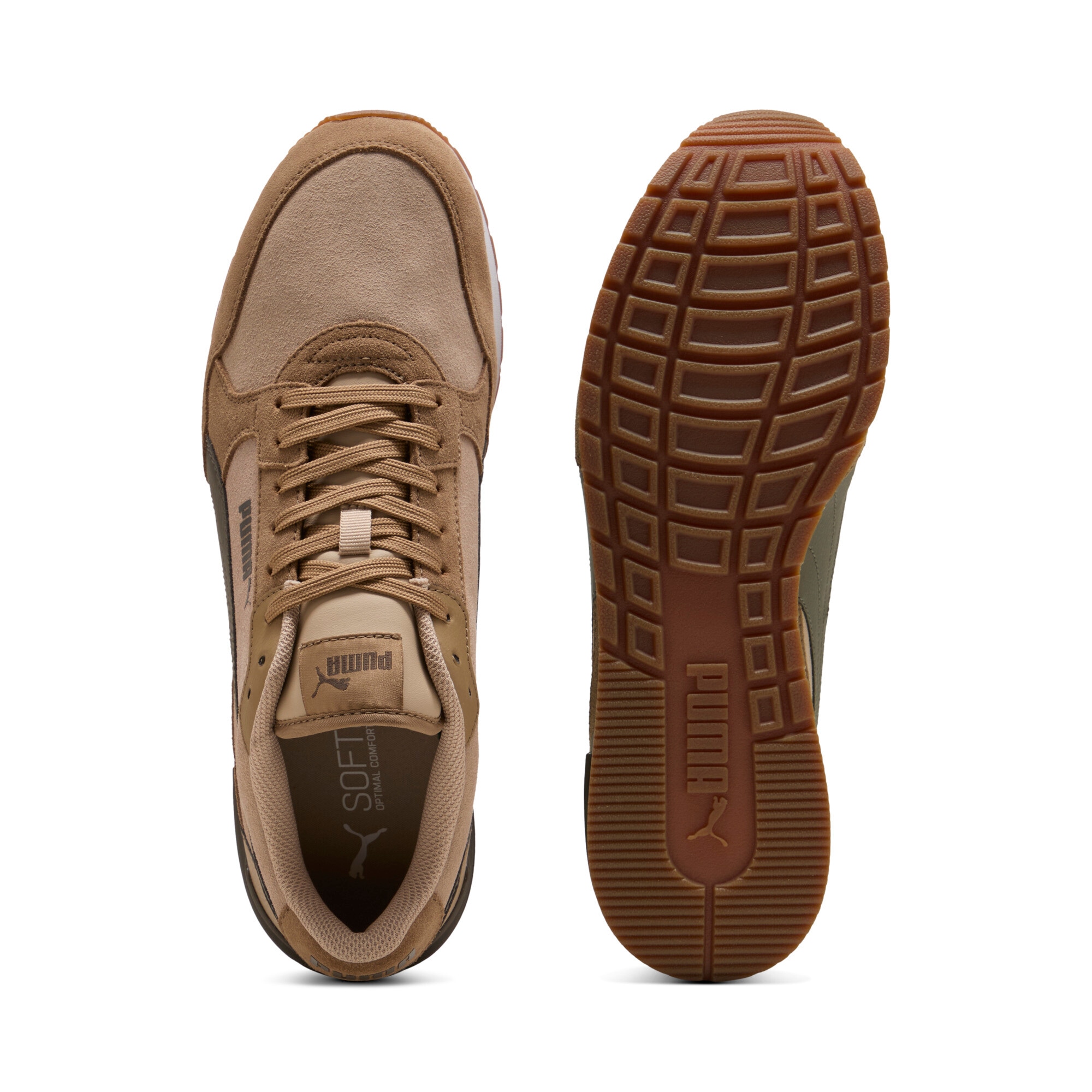 PUMA Sneaker »ST RUNNER V4 SD«  mit Retro-Style, aus Leder, mit SOFTFOAM+ Einlegesohle