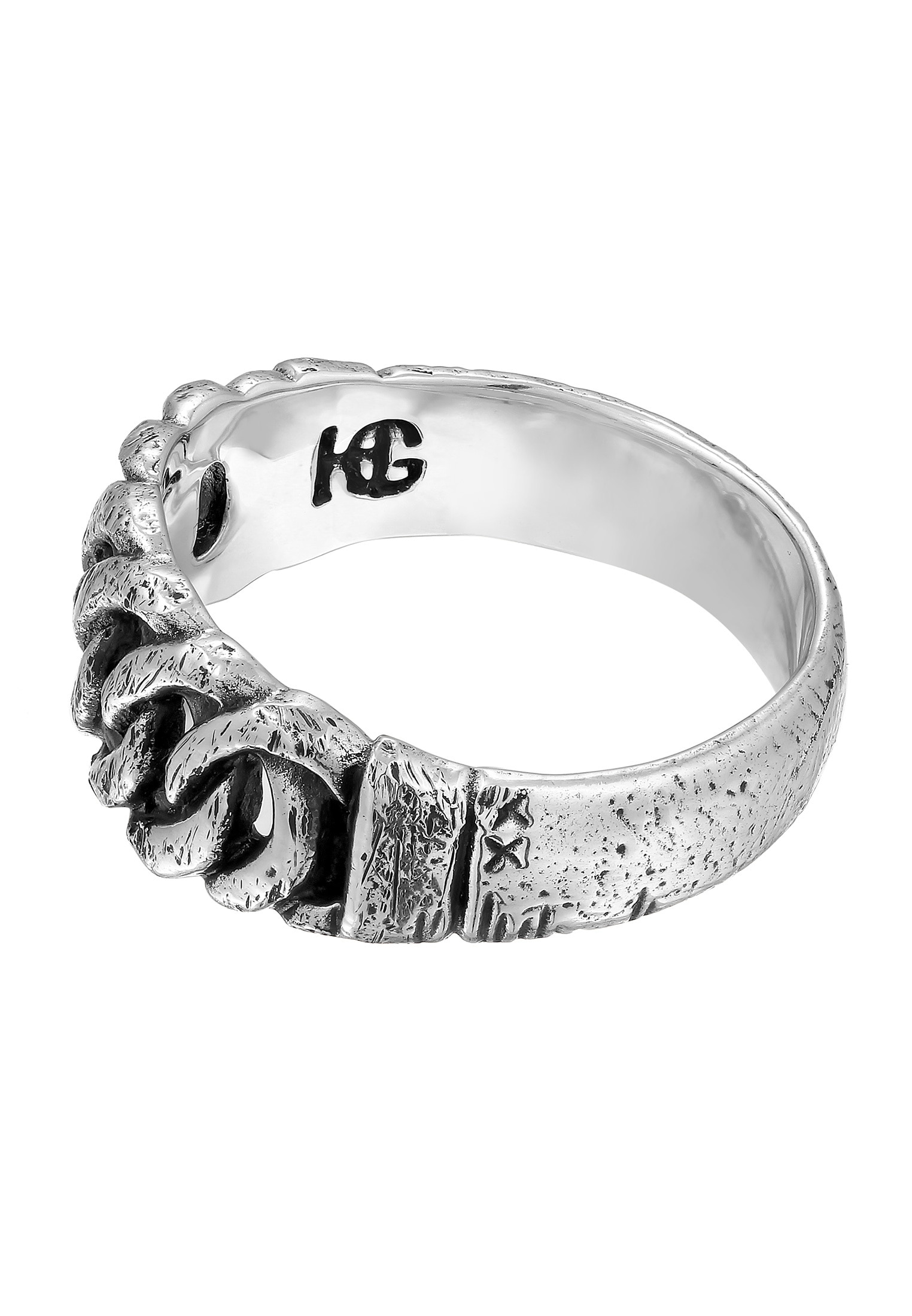 HAZE & GLORY Fingerring »Ring Herren - Chain Game 925 Silber«