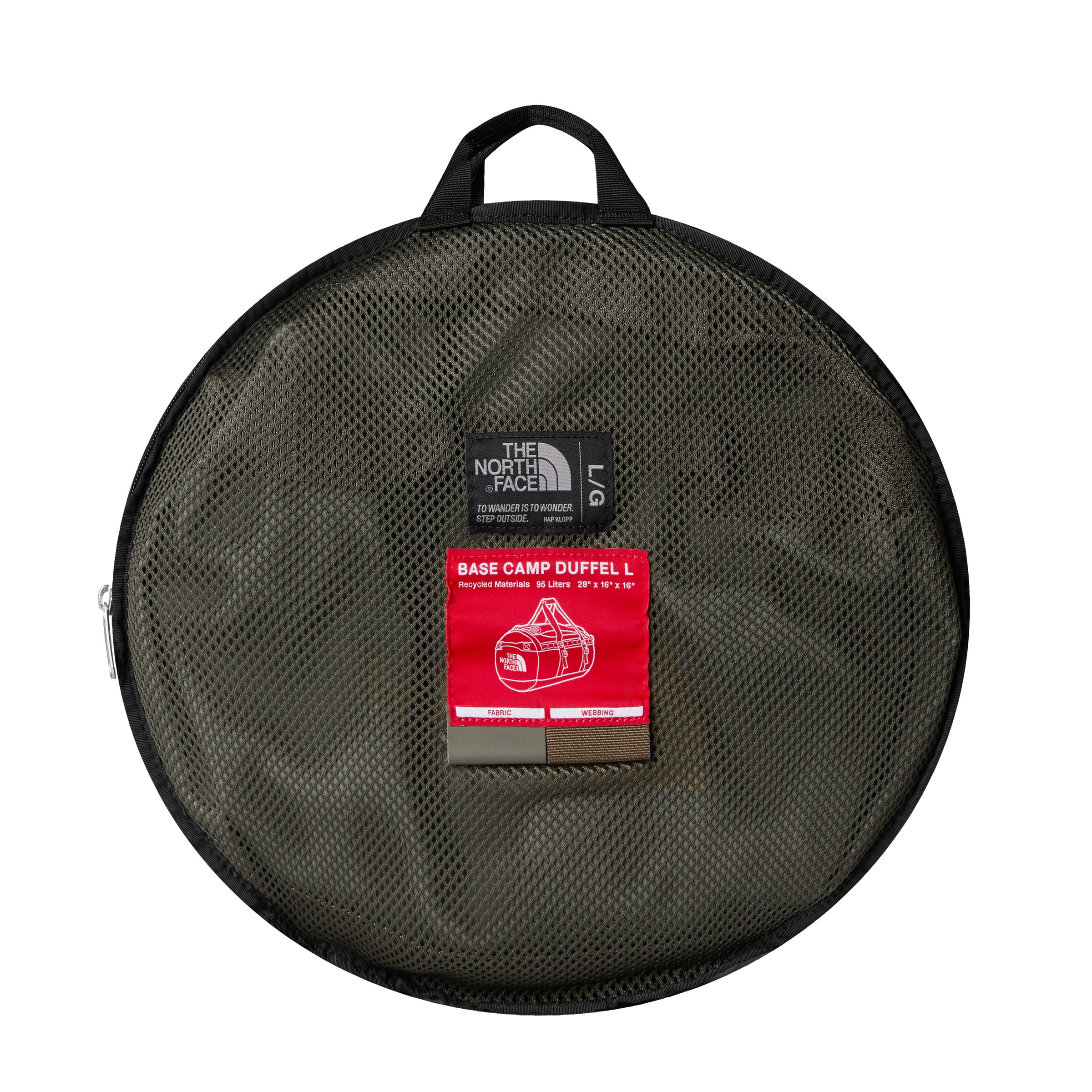 The North Face Sporttasche »BASE CAMP DUFFEL - L«, (1 tlg.), 95 Liter Volumen