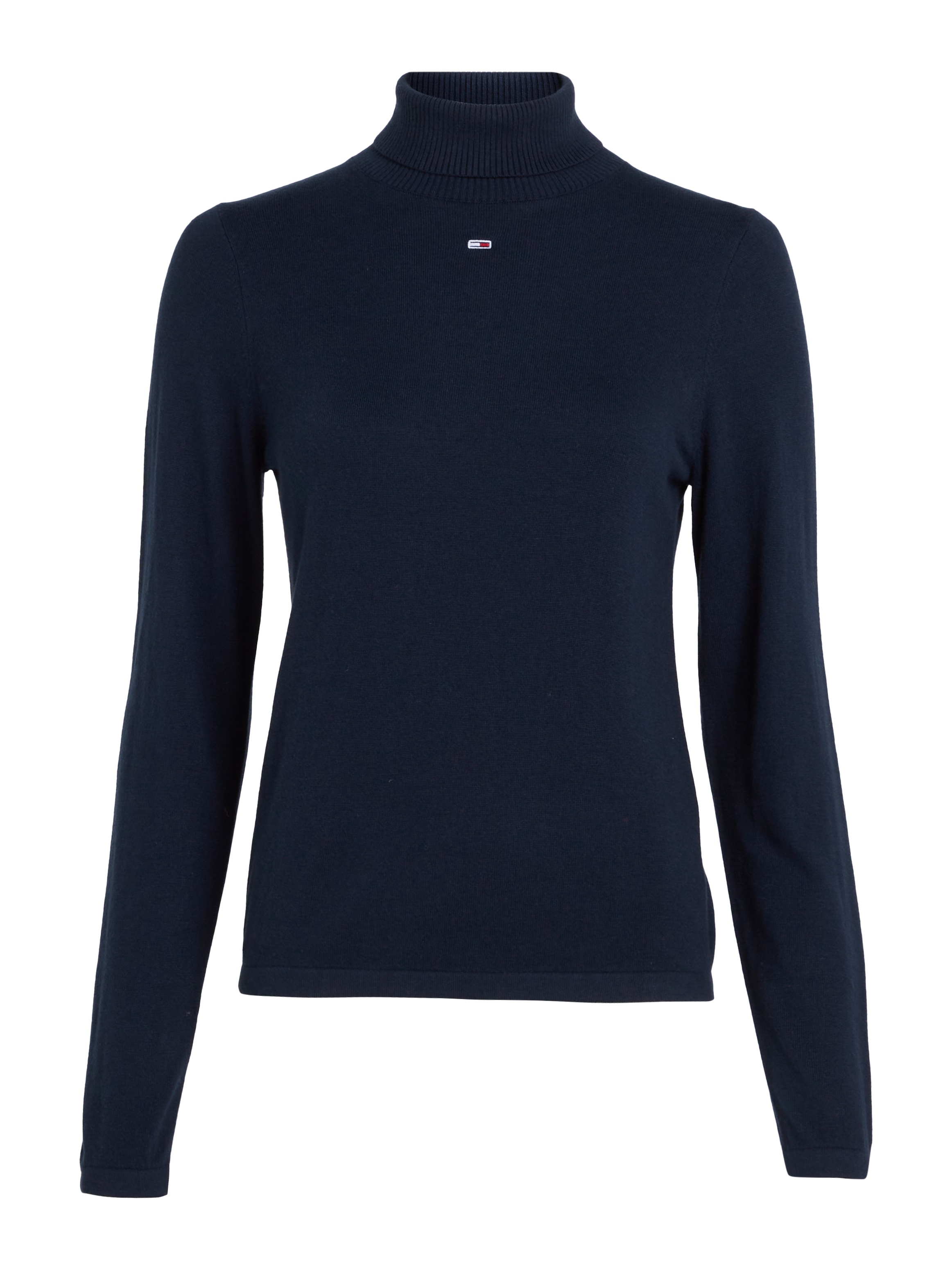 Tommy Jeans Curve Rollkragenpullover »TJW ESSENTIAL TRTLNK SWEATER EXT«, mit Rollkragen, Logo-Flag
