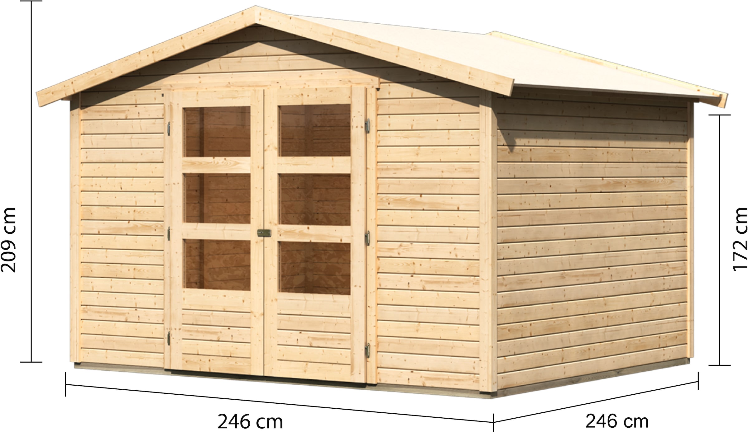 KONIFERA Gartenhaus »Oreba 4«