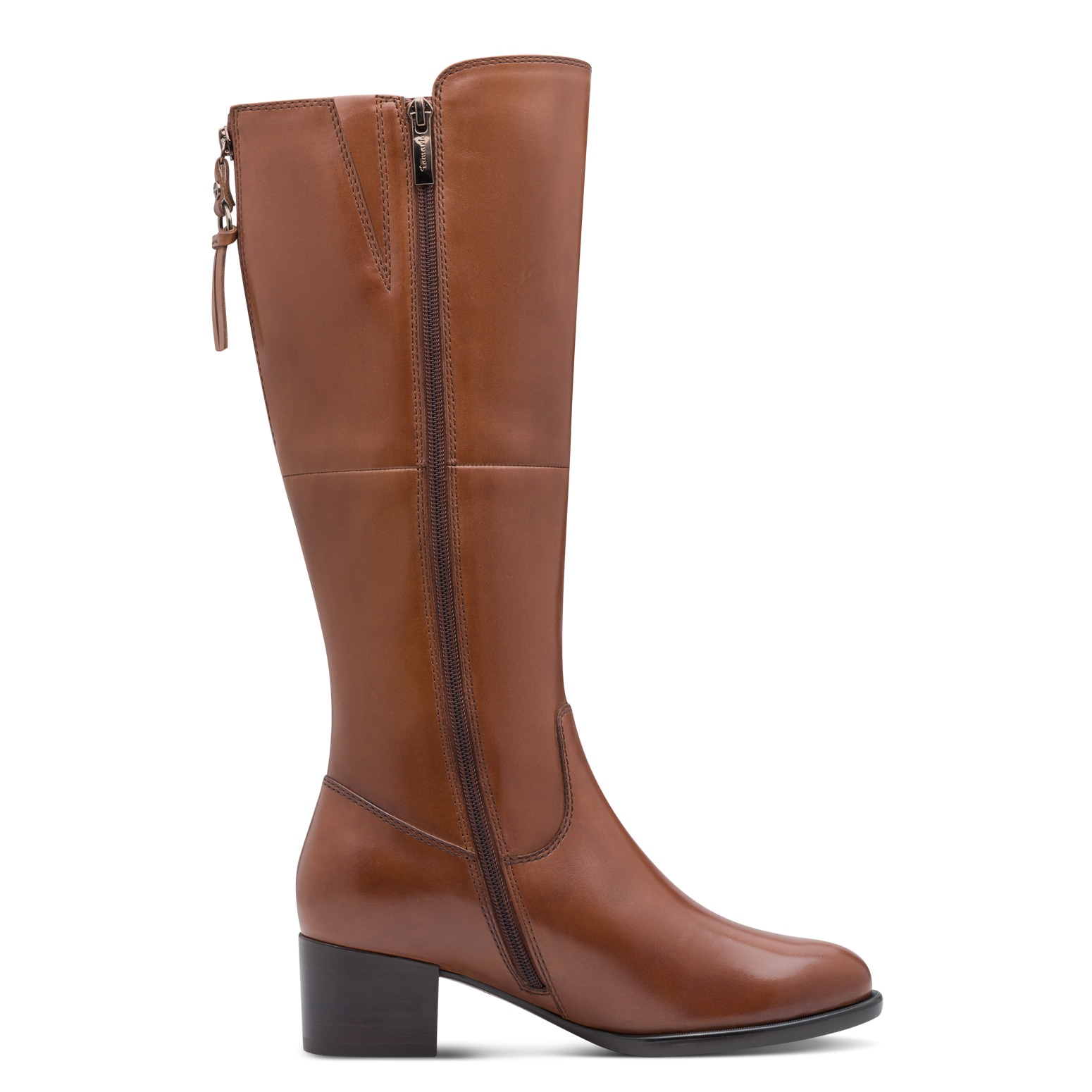 Tamaris Stiefel  , Blockabsatz, Langschaftstiefel mit Innenreißverschluss