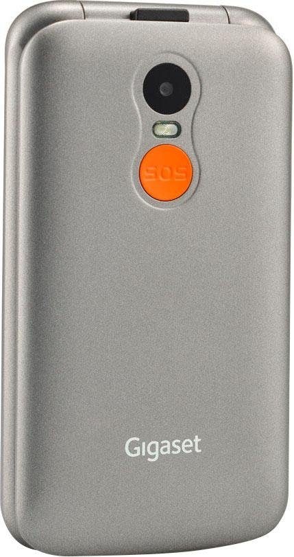 Gigaset Klapphandy »GL590«, Titan-silber, 7,3 cm/2,8 Zoll, 0,03 GB Speicherplatz, 3 MP Kamera