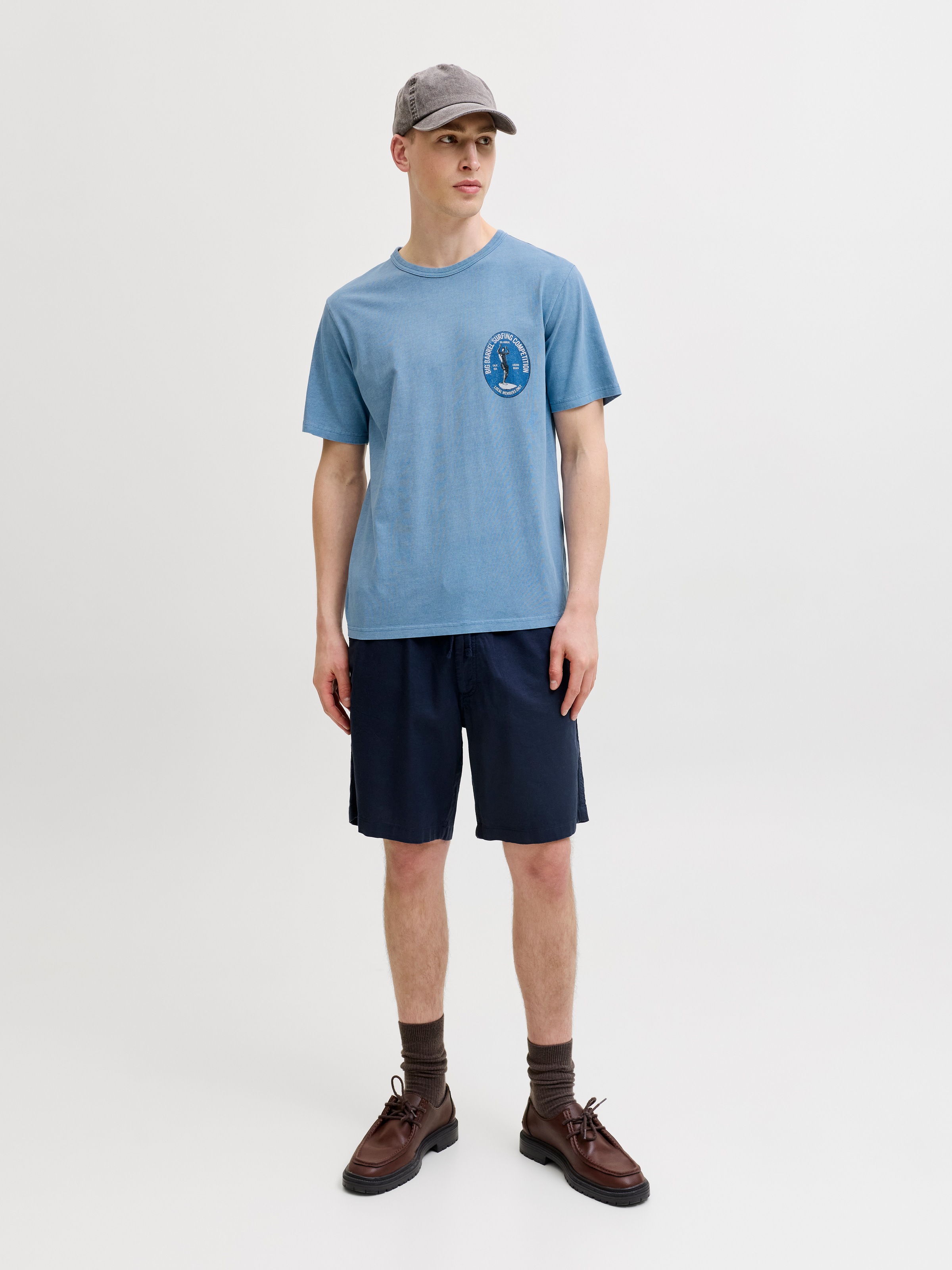 Jack & Jones T-Shirt »JPRBLUMAXWELL SS TEE« mit Print