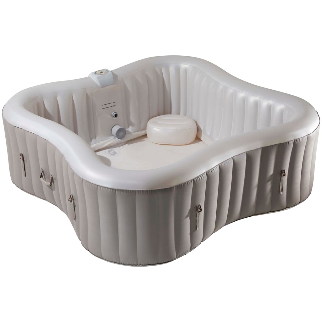 Infinite Spa Whirlpool »ELITE PLUS 900l«, (Set), in Kleeblattform, aufblasbar, BxLxH: 198x198x65 cm, für 4 Personen