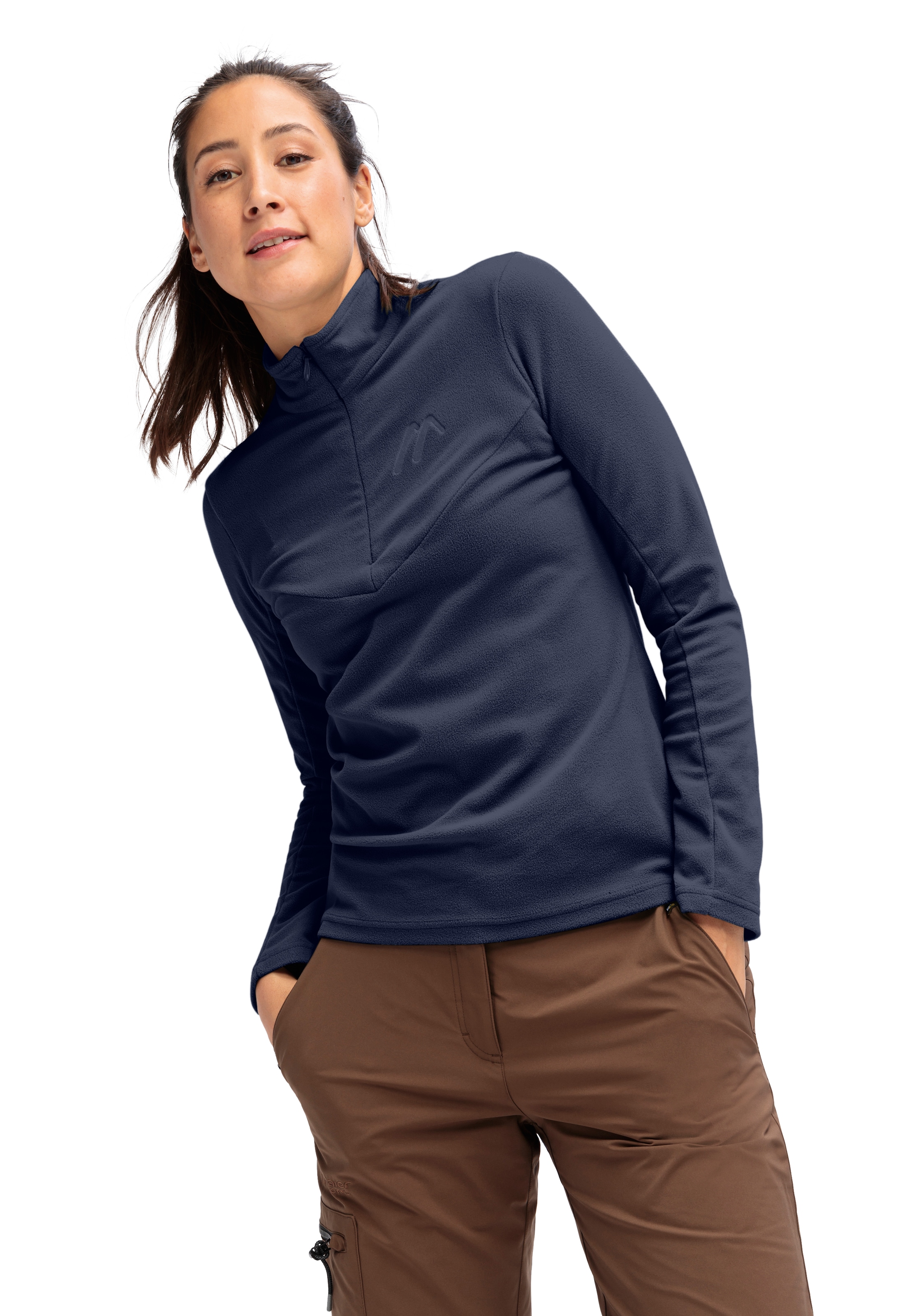 Maier Sports Rollkragenpullover »DA-ROLLI DENISE HZ W« mit schützendem Kragenbereich, aus Polyester