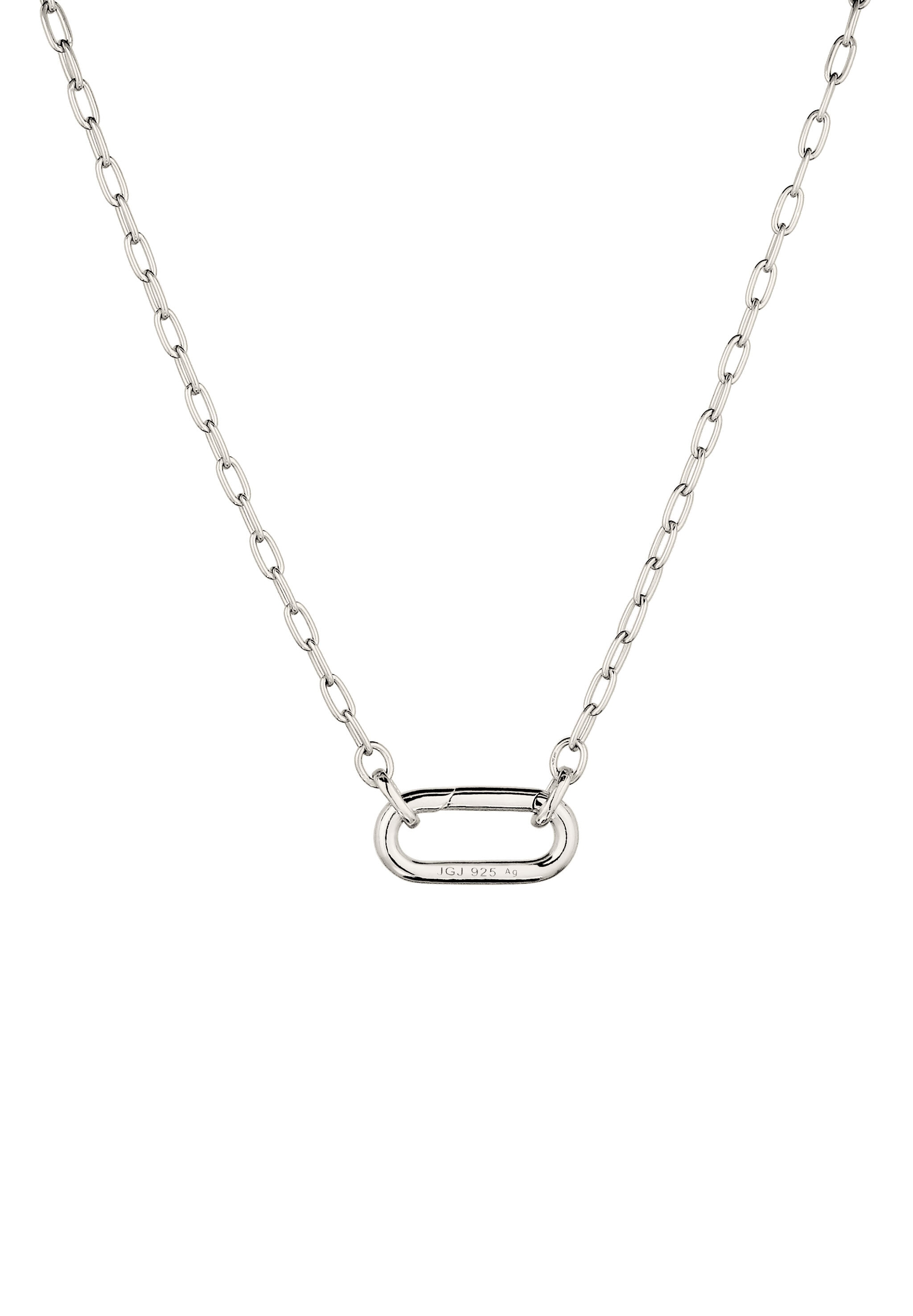 Elli Kette ohne Anhänger »Halskette Karabiner-Charm 925 Sterling Silber«