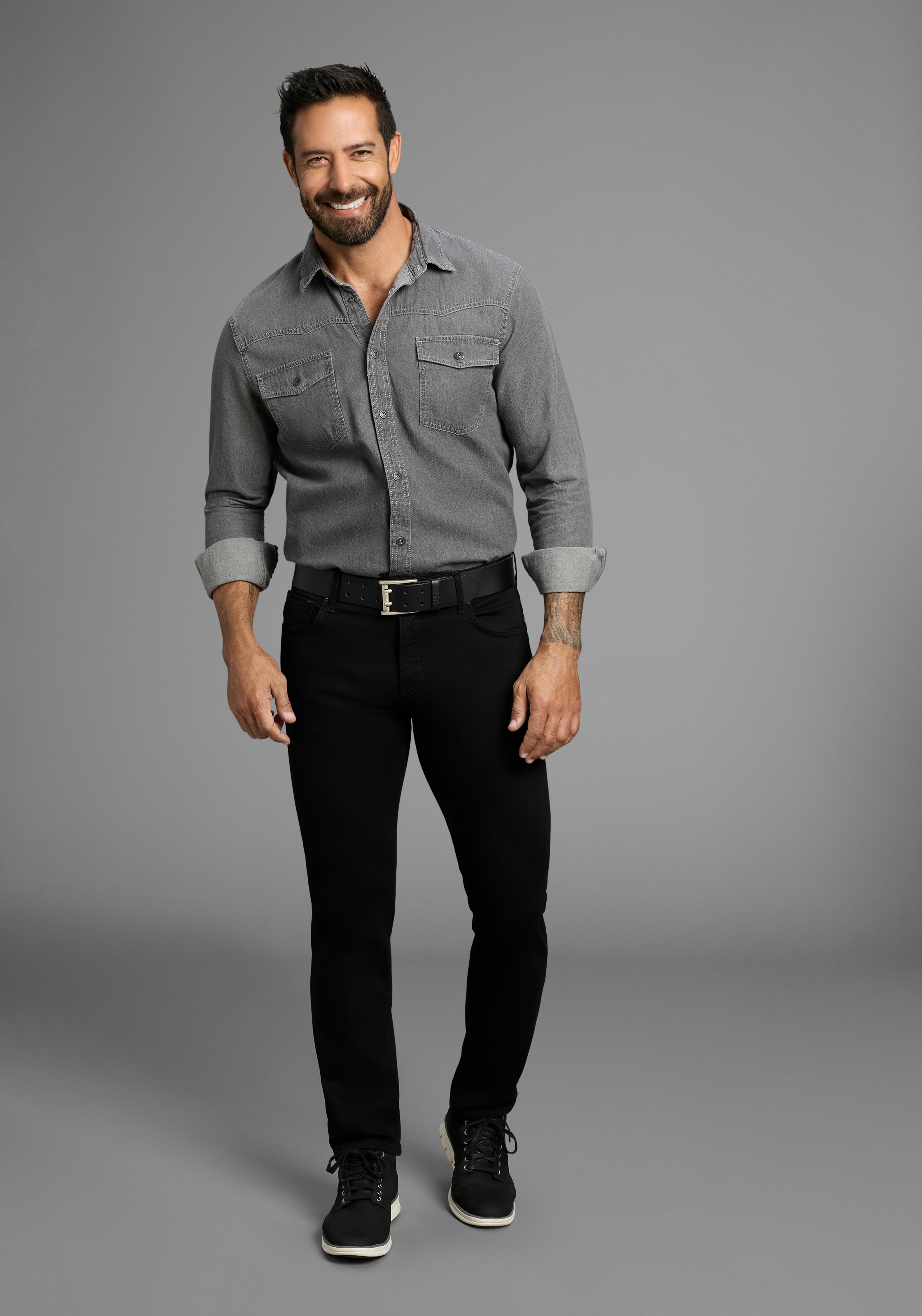 H.I.S Straight-Jeans »NEW DALE«, gerades Bein, mit Used-Effekten, niedrige Leibhöhe