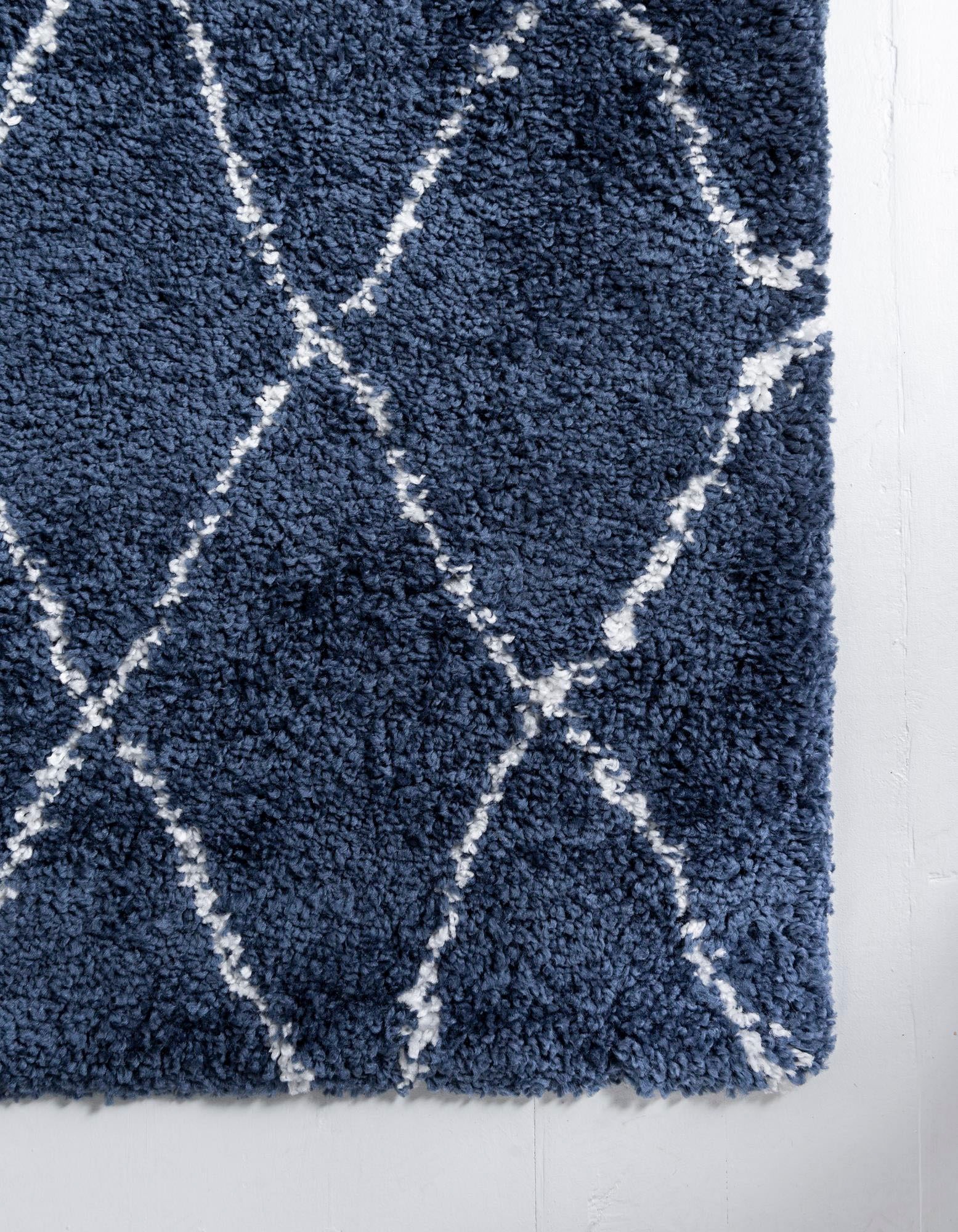 Myflair Möbel & Accessoires Hochflor-Läufer »Temara Shag, LAGERRÄUMUNG!«, rechteckig, 51 mm Höhe, Teppich-Läufer, gewebt, Rauten Design, weich & kuschelig