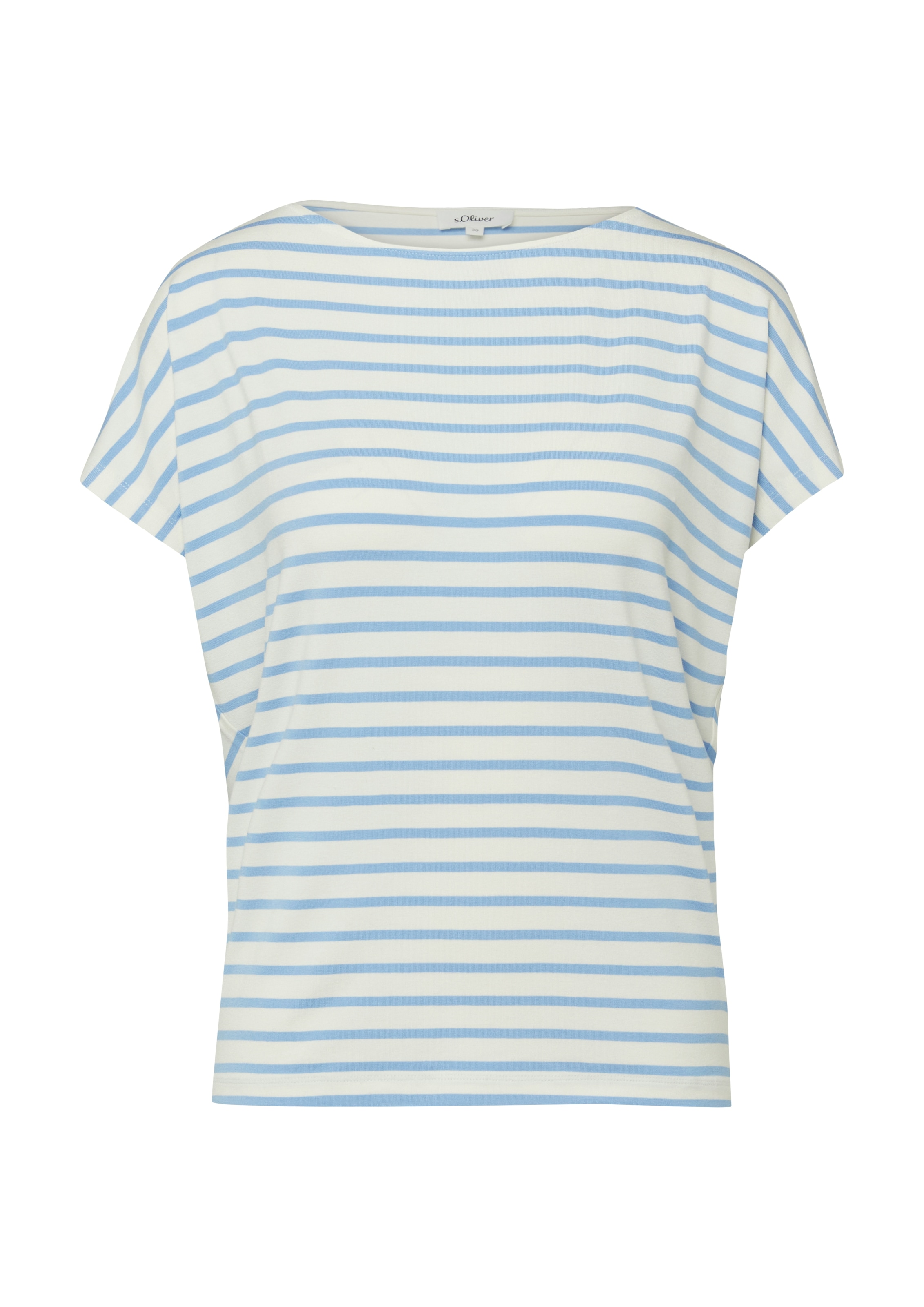 s.Oliver Kurzarmshirt Sommershirt mit grafischem Muster